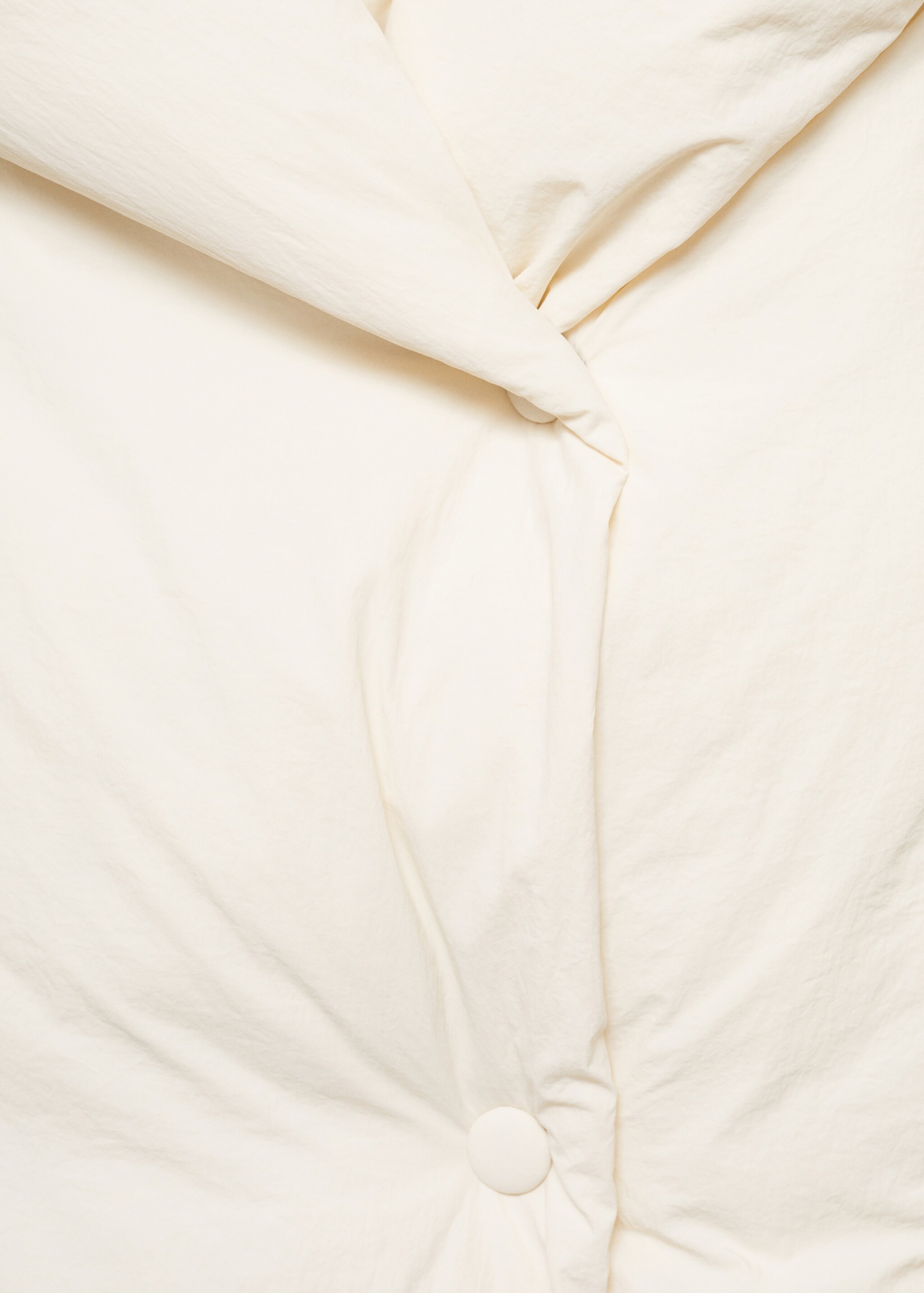Short padded hooded anorak - Details of the article 8, Off White. Ref: 77028264-00.
