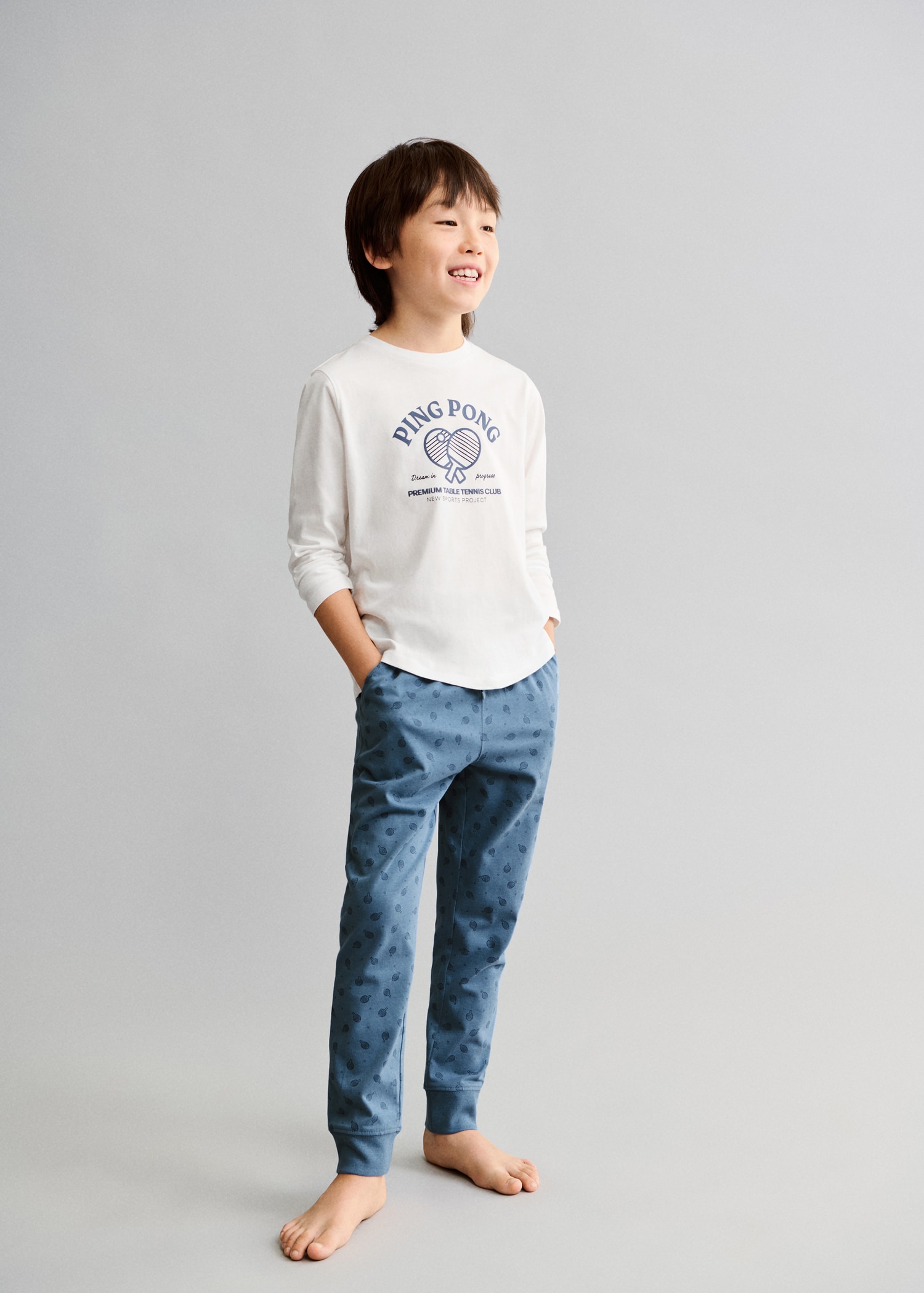 Pijama llarg estampat - Detall de l'article 5