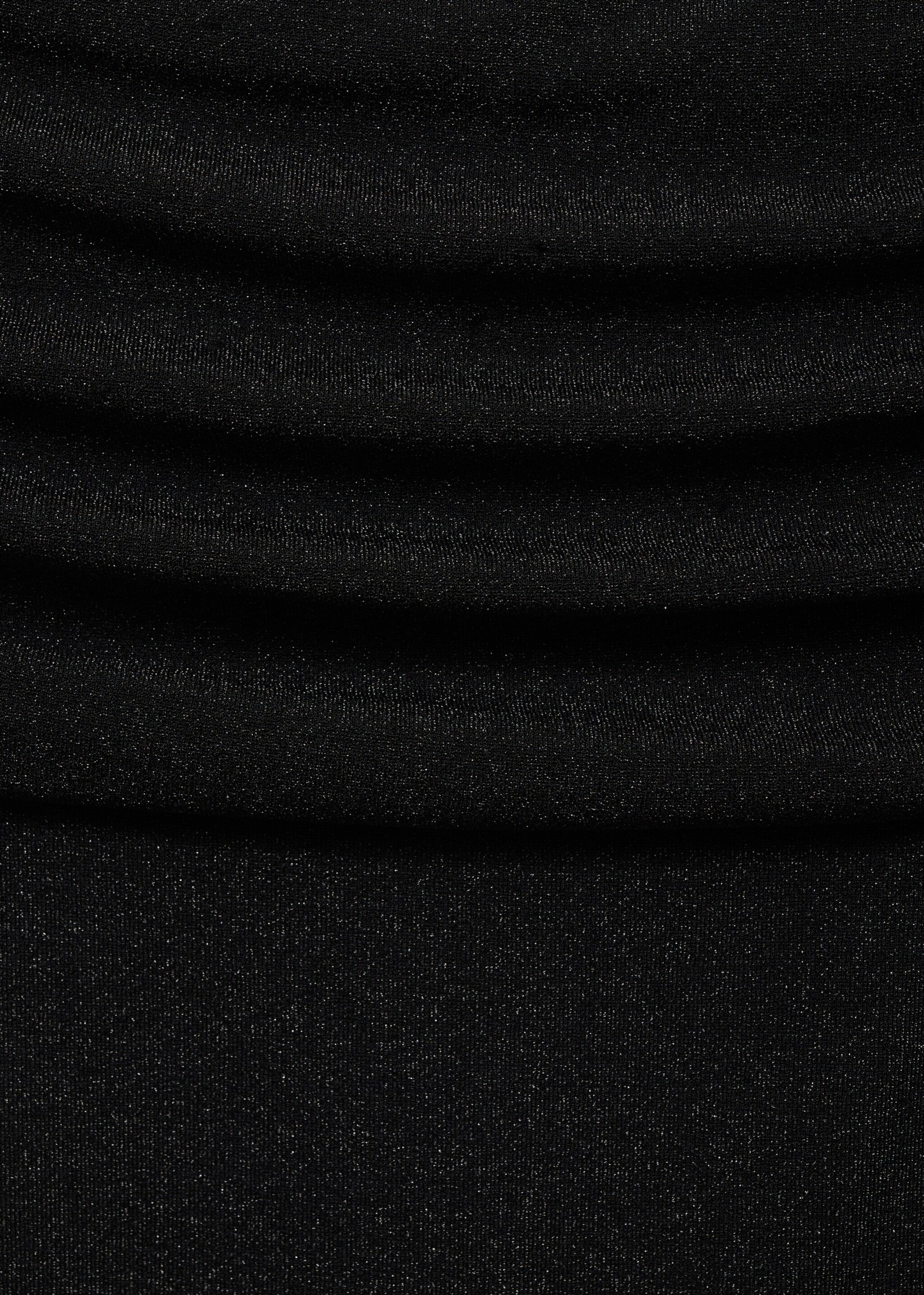 Lurex off-the-shoulder top - Details of the article 8, Black. Ref: 77028267-00.
