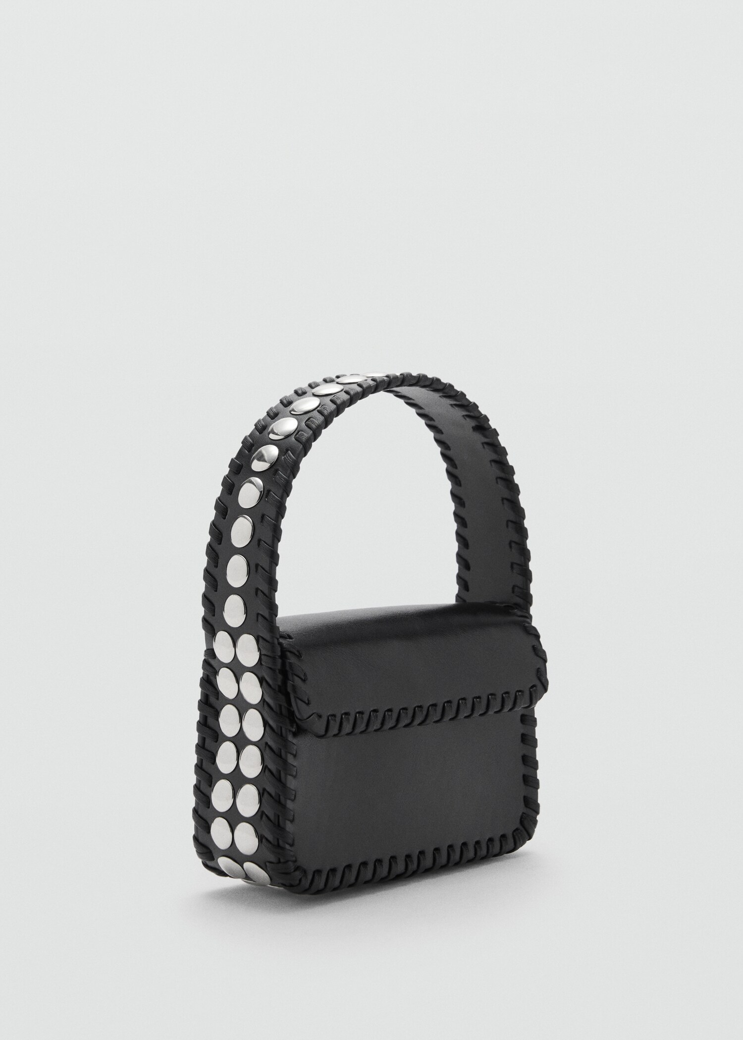Handtasche mit Nieten - Mittlere Ansicht