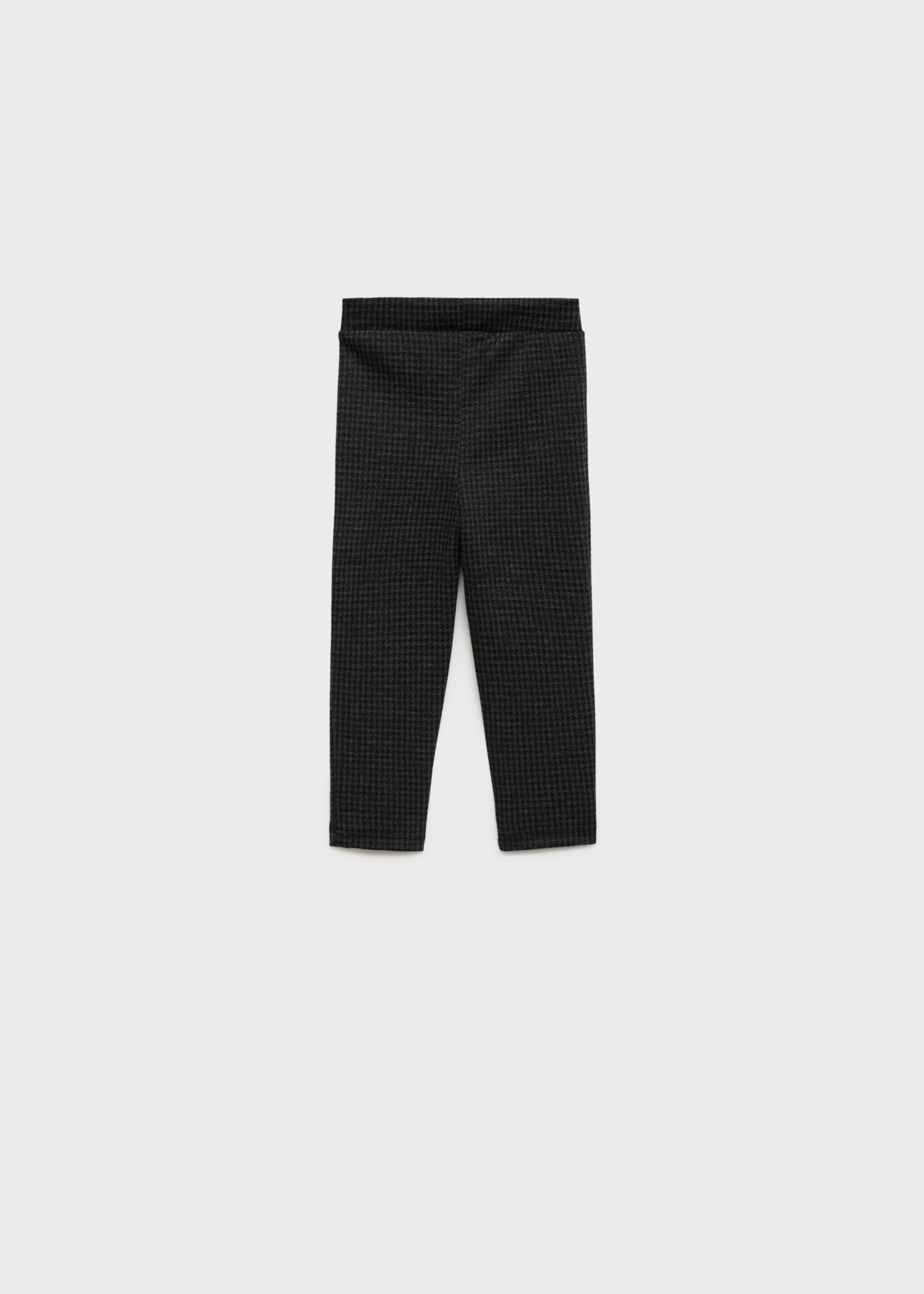 Houndstooth leggings - Reverse of the article, Charcoal. Ref: 77028279-00.