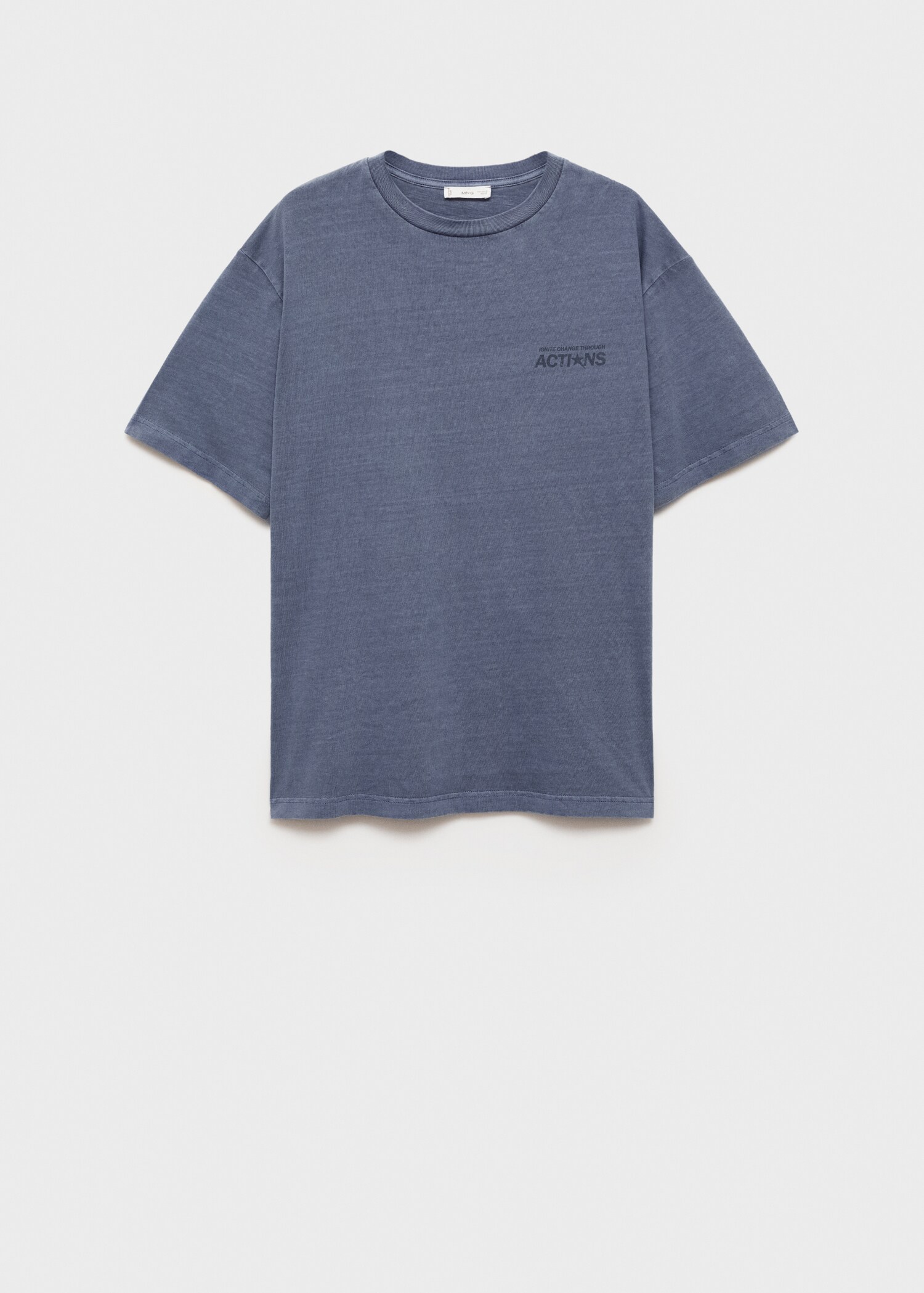 Printed message T-shirt - Article without model