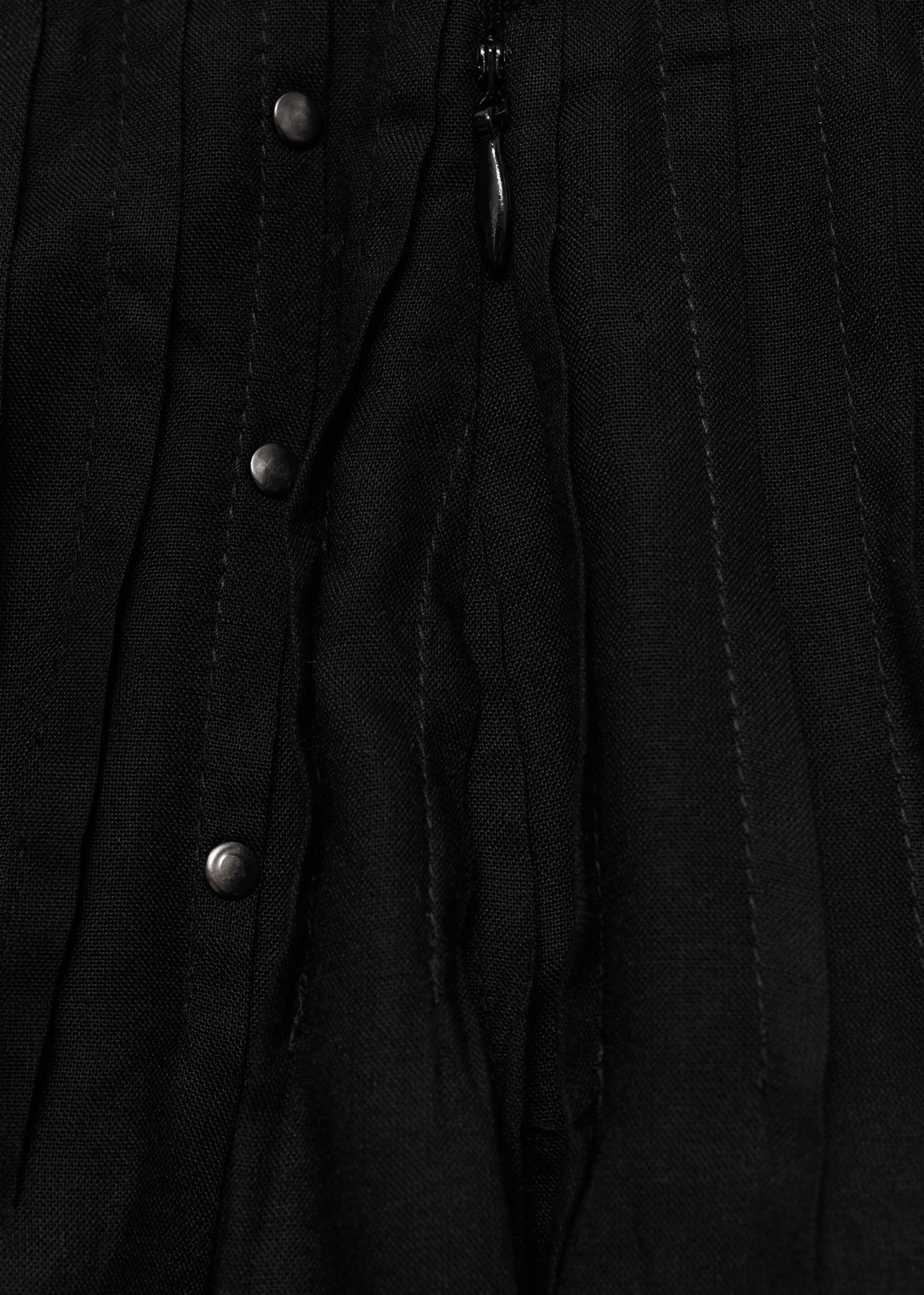 Decorative stud skirt - Details of the article 0, Black. Ref: 77028282-00.