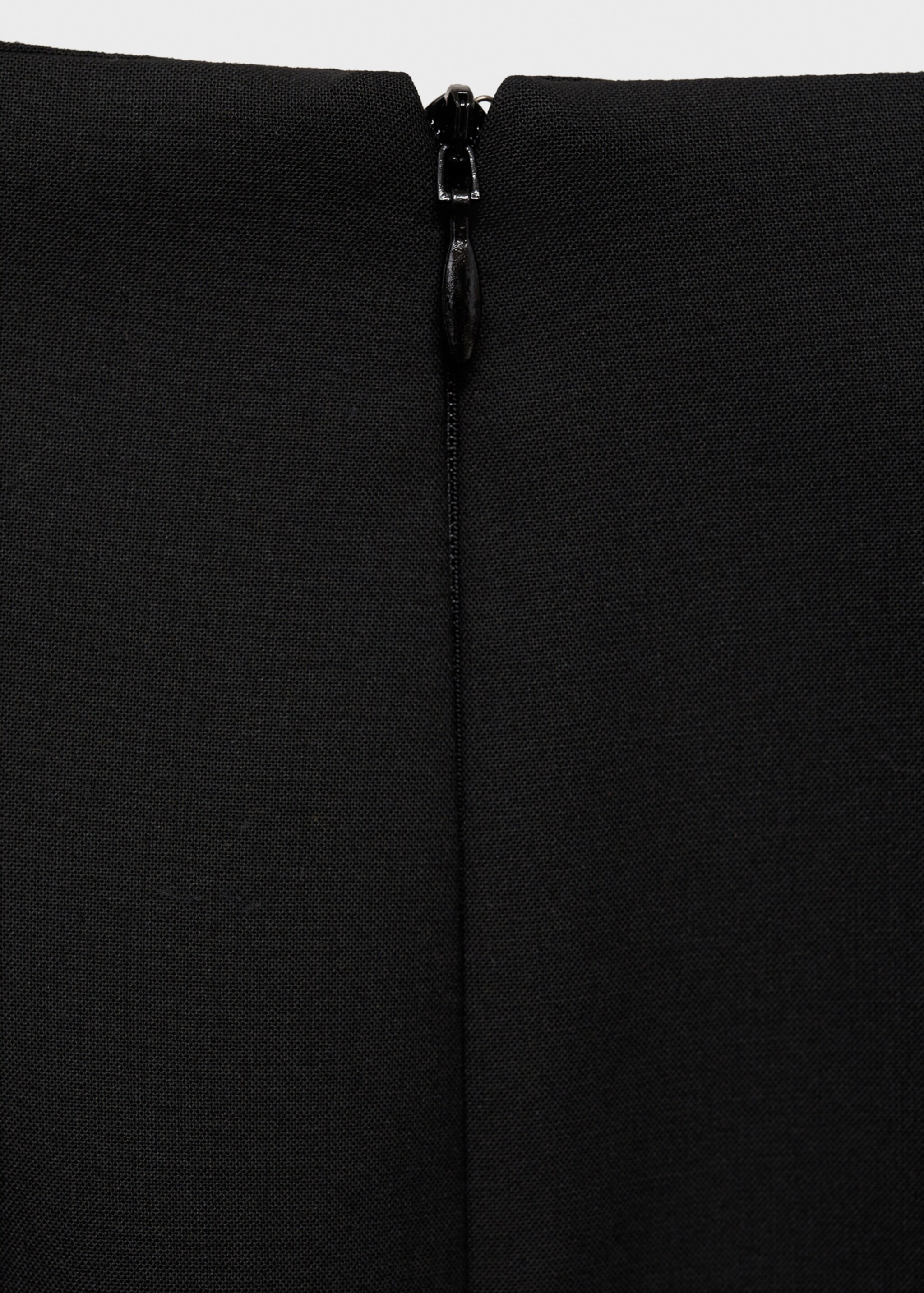 Long flared skirt - Details of the article 0, Black. Ref: 77028284-00.