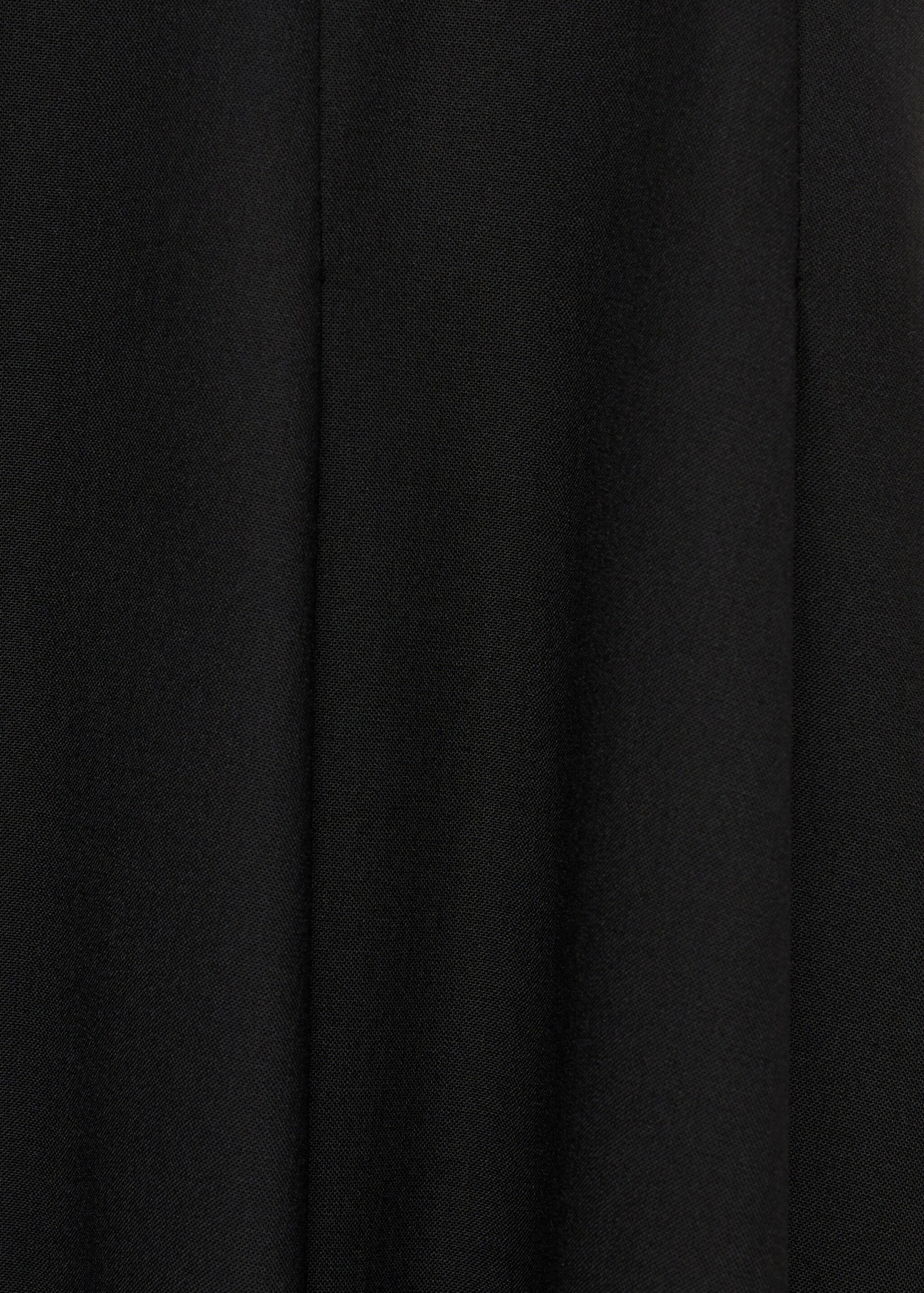 Long flared skirt - Details of the article 8, Black. Ref: 77028284-00.