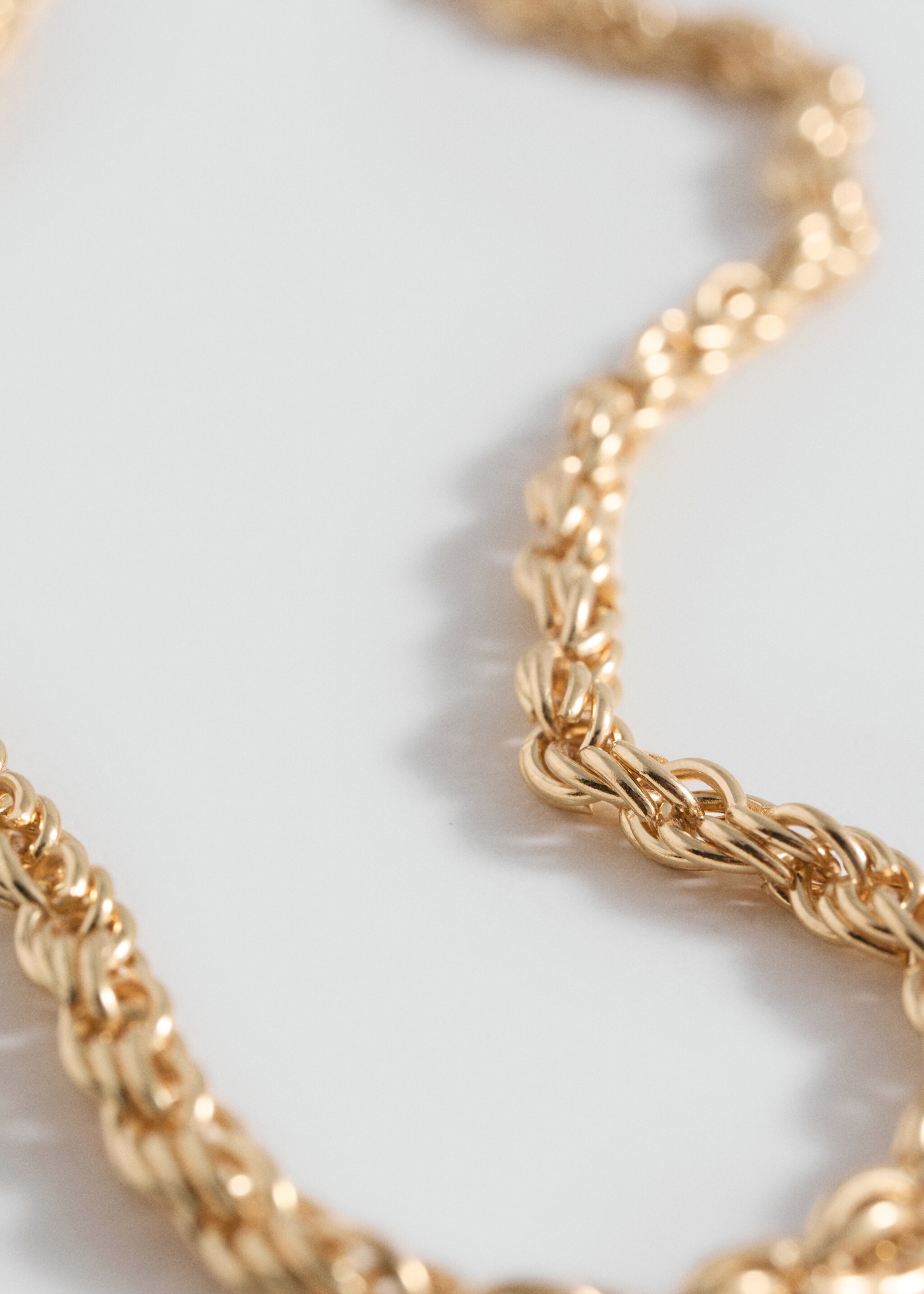 Mixed chain necklace - Medium plane