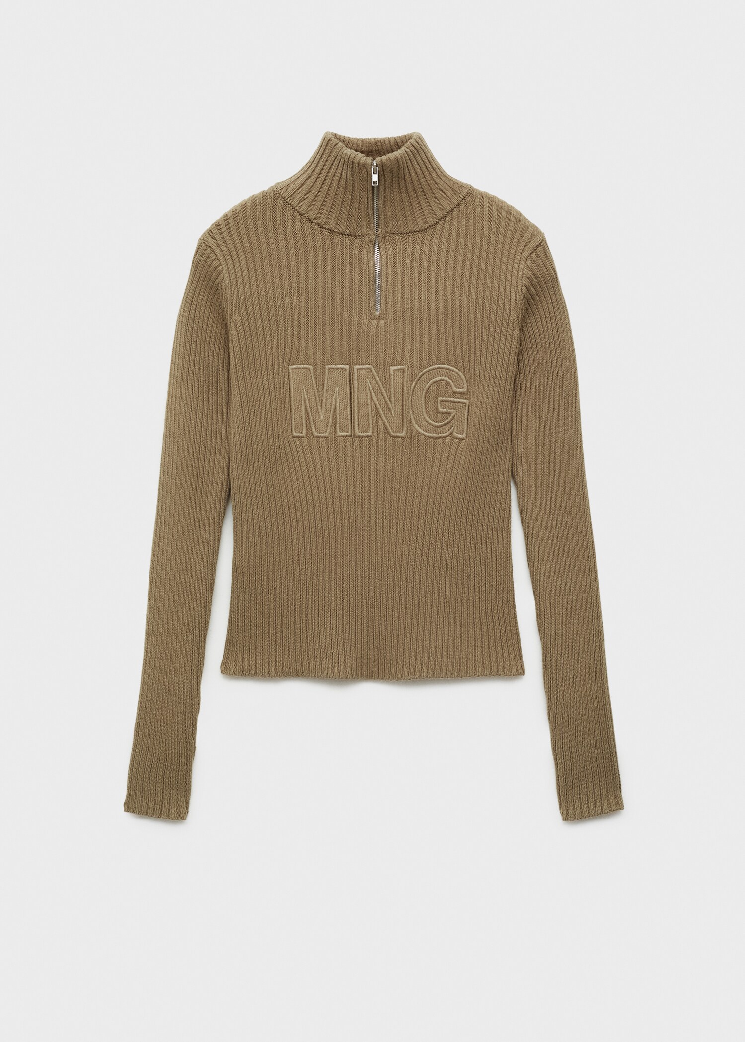Perkins-neck sweater with logo - Article without model