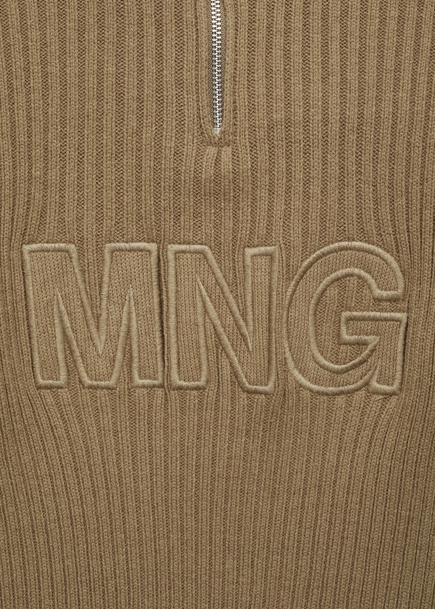 Perkins-neck sweater with logo - Details of the article 8