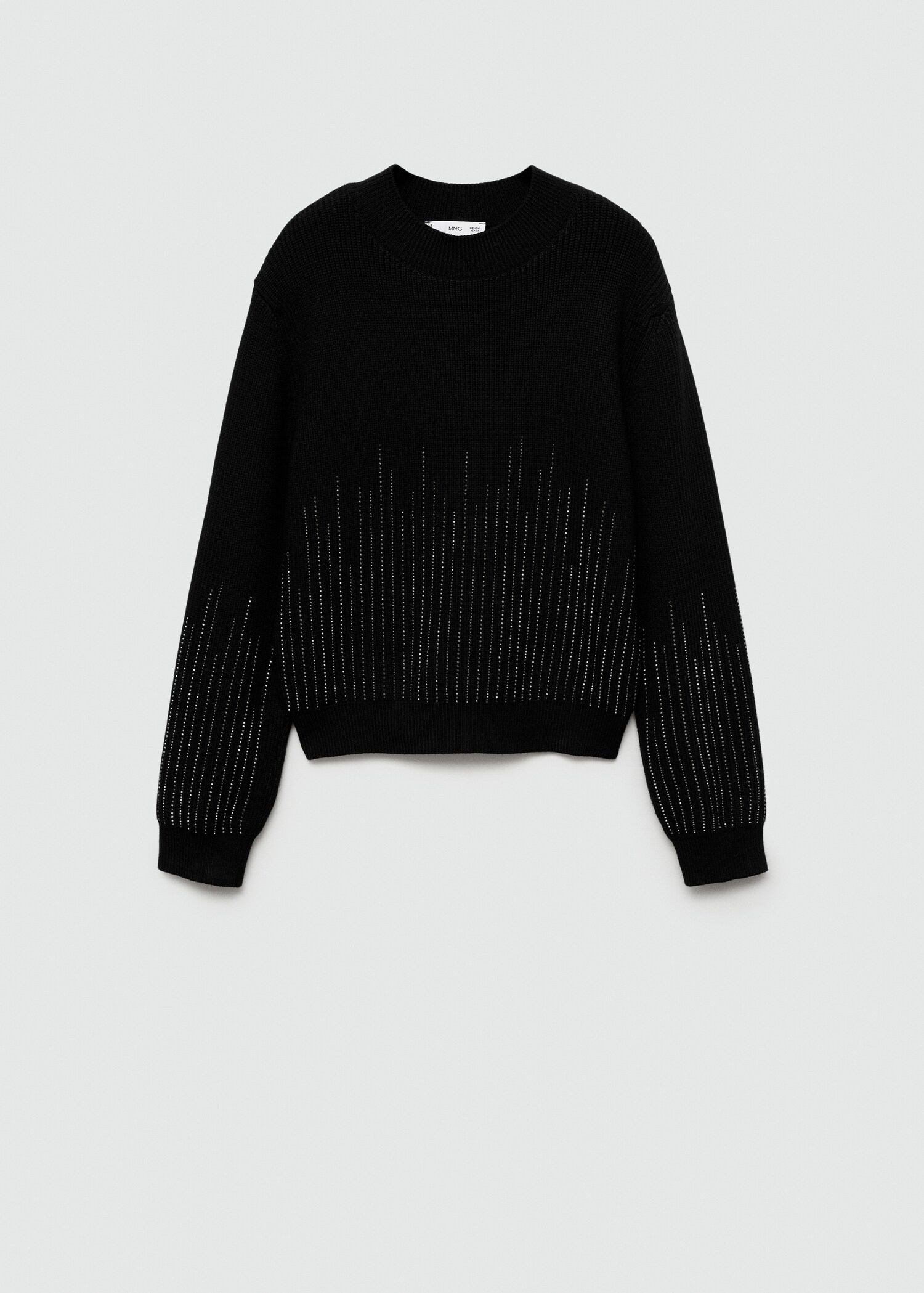 Sweater with rhinestpme details - Article without model