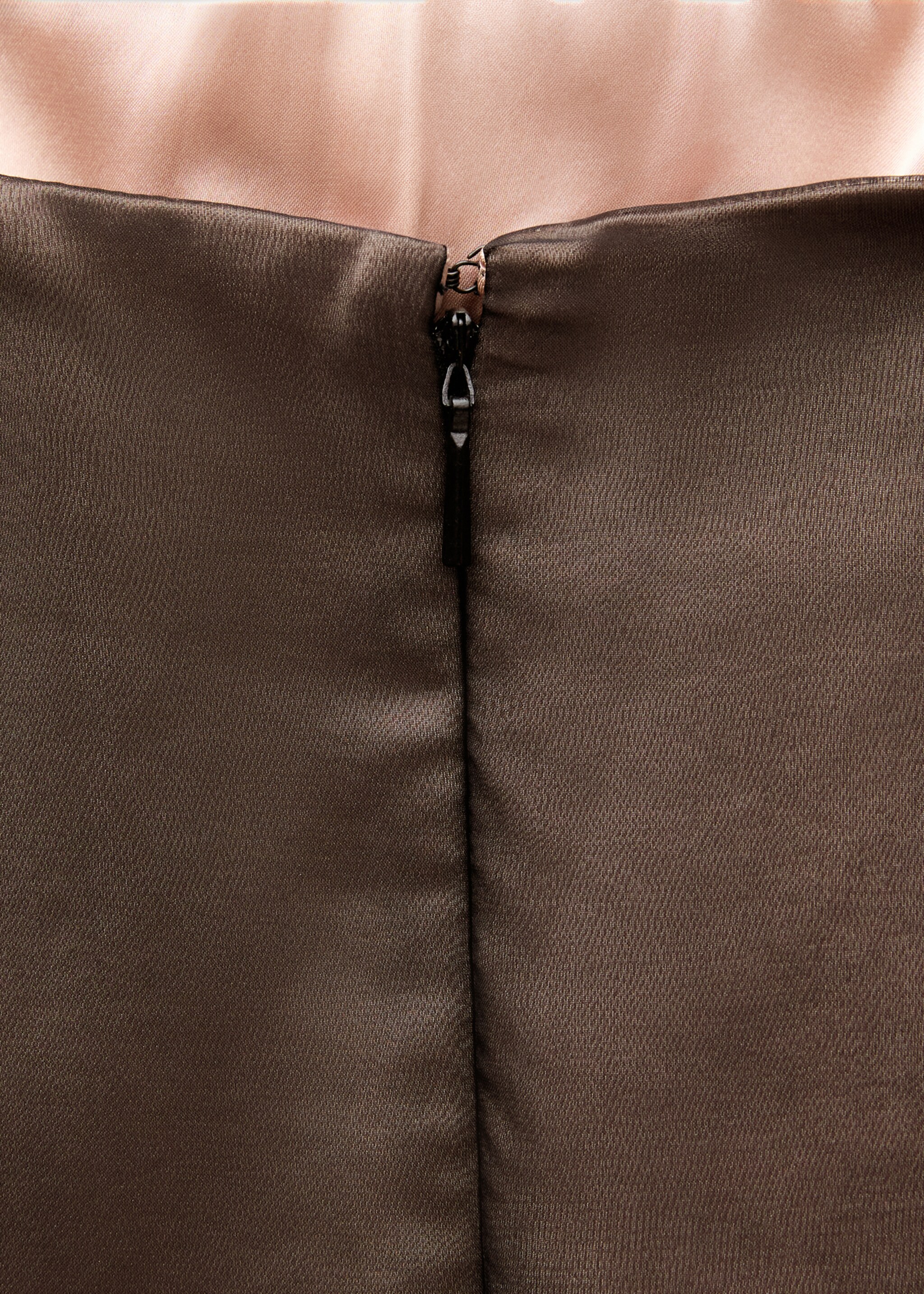 Short dress with corset neckline - Details of the article 0, Black. Ref: 77029062-00.