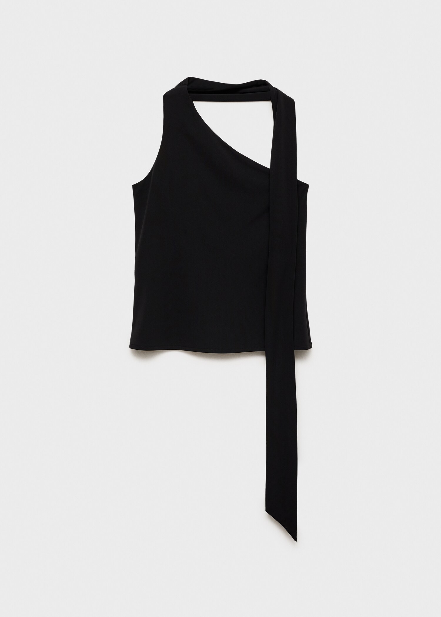 Asymmetrical top with choker neck - Article without model