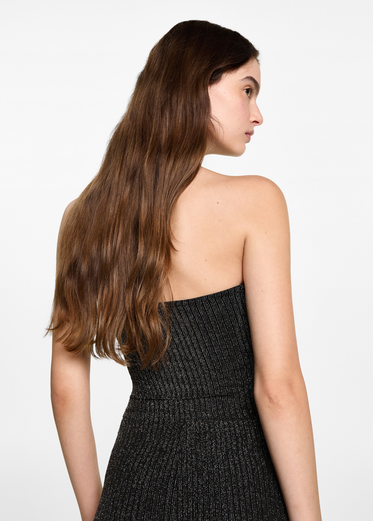 Lurex halter neck top - Reverse of the article