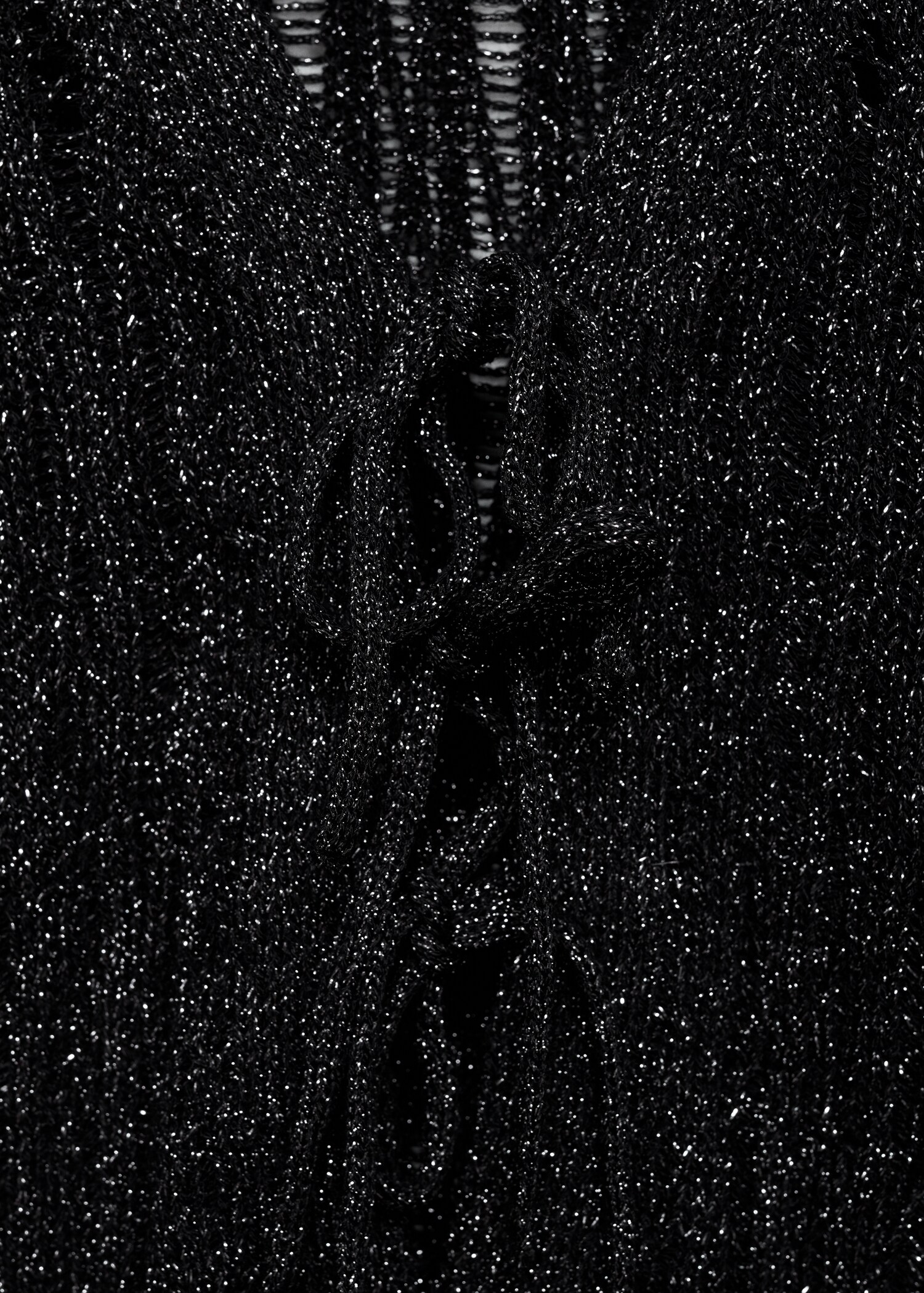 Lurex-Cardigan mit Schleifen - Detail des Artikels 8