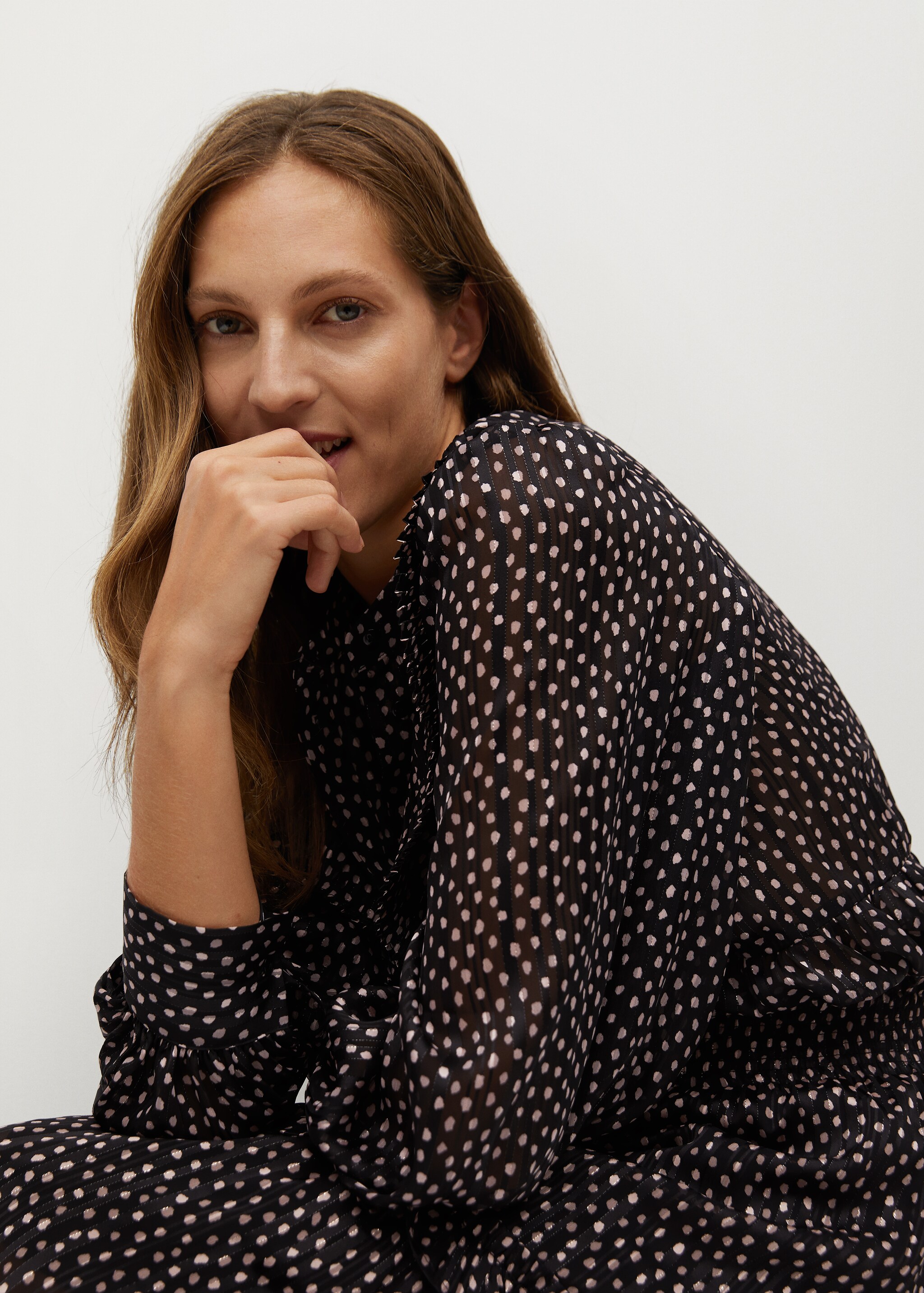 Blusa estampada volantes - Detalle del artículo 2