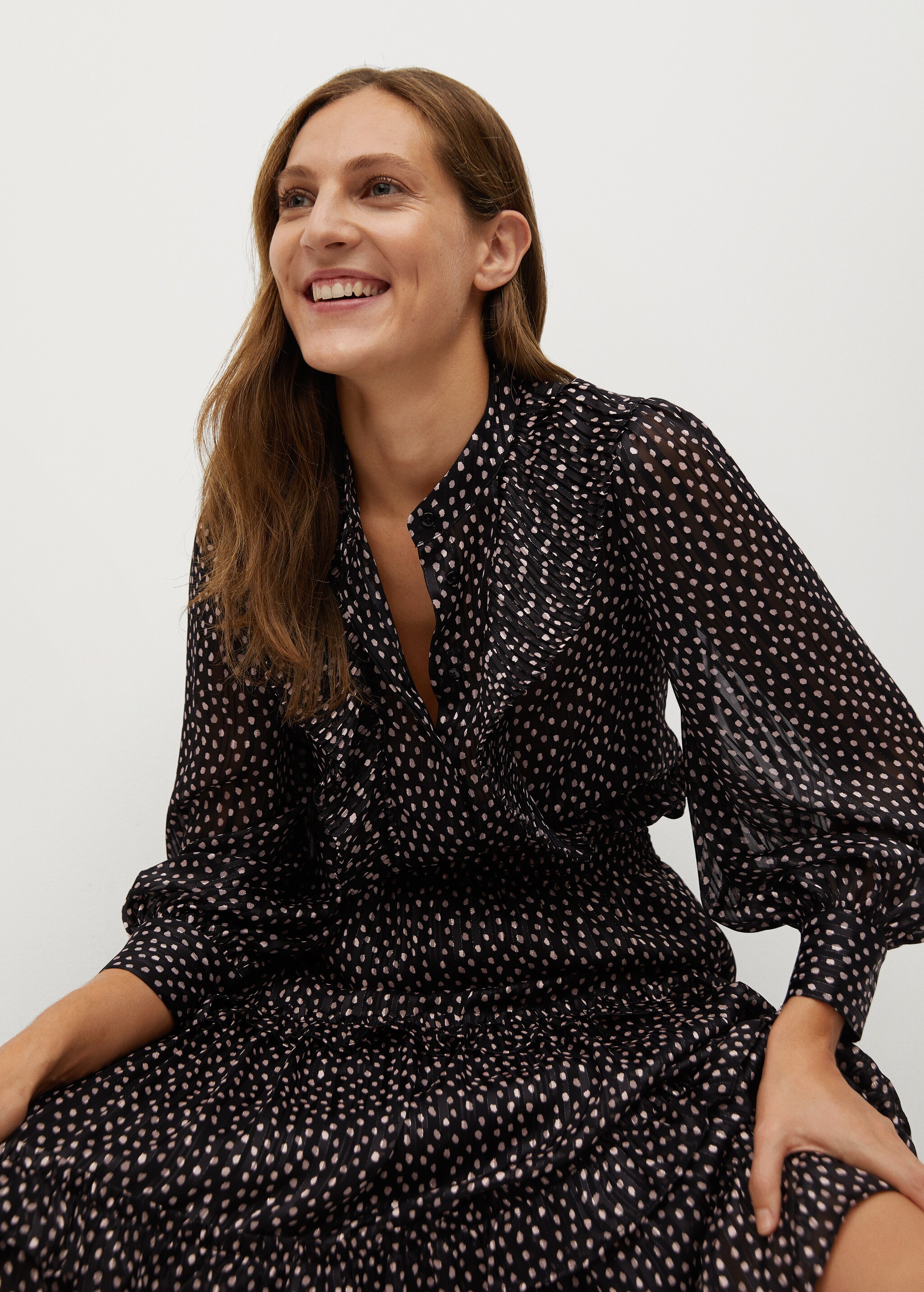 Blusa estampada volantes - Detalle del artículo 3