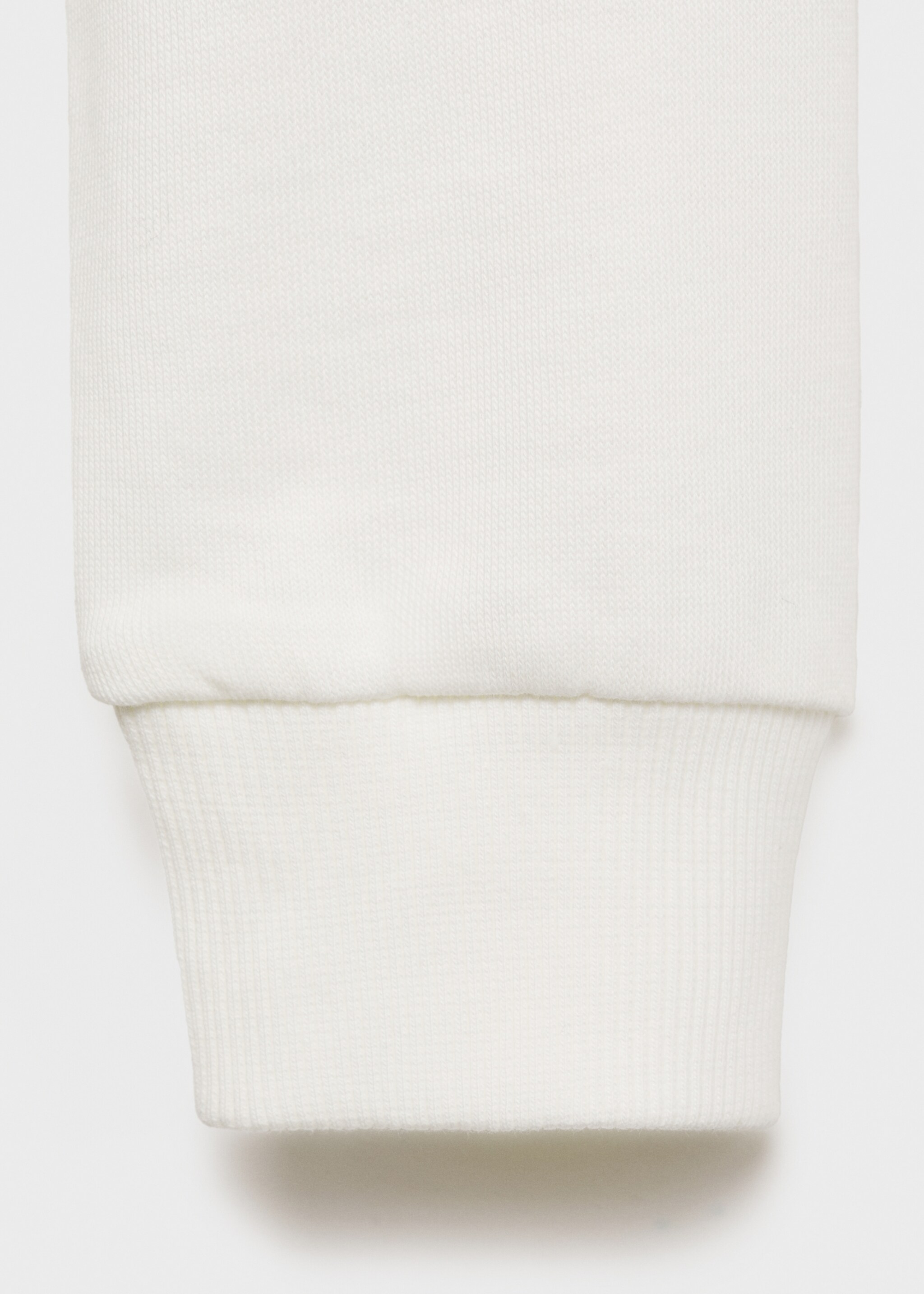 Pailletten-Sweatshirt - Detail des Artikels 0, Cremeweiß. Ref: 77029234-00.