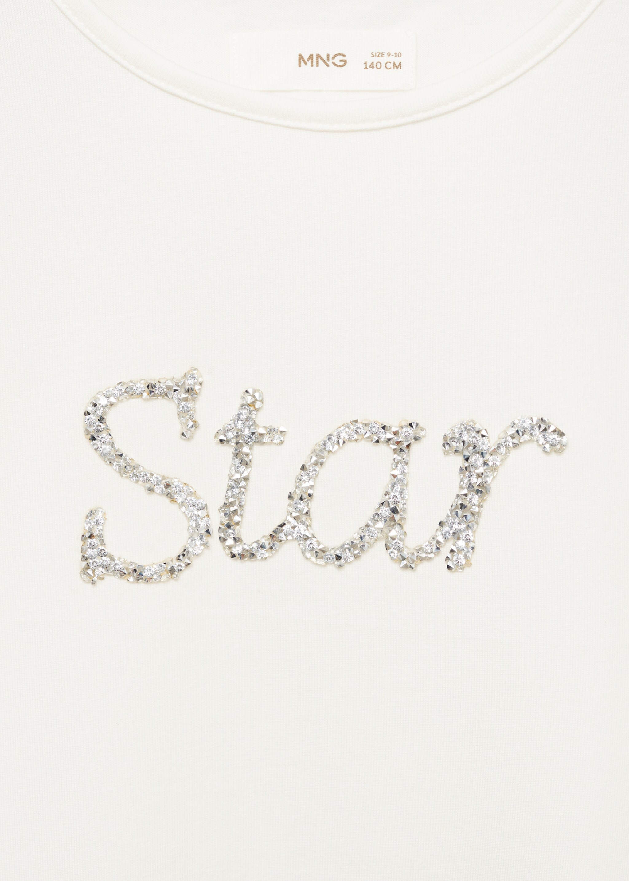 Paljett t-shirt - Detaljer om artikeln 0, Benvit. Ref: 77029236-00.