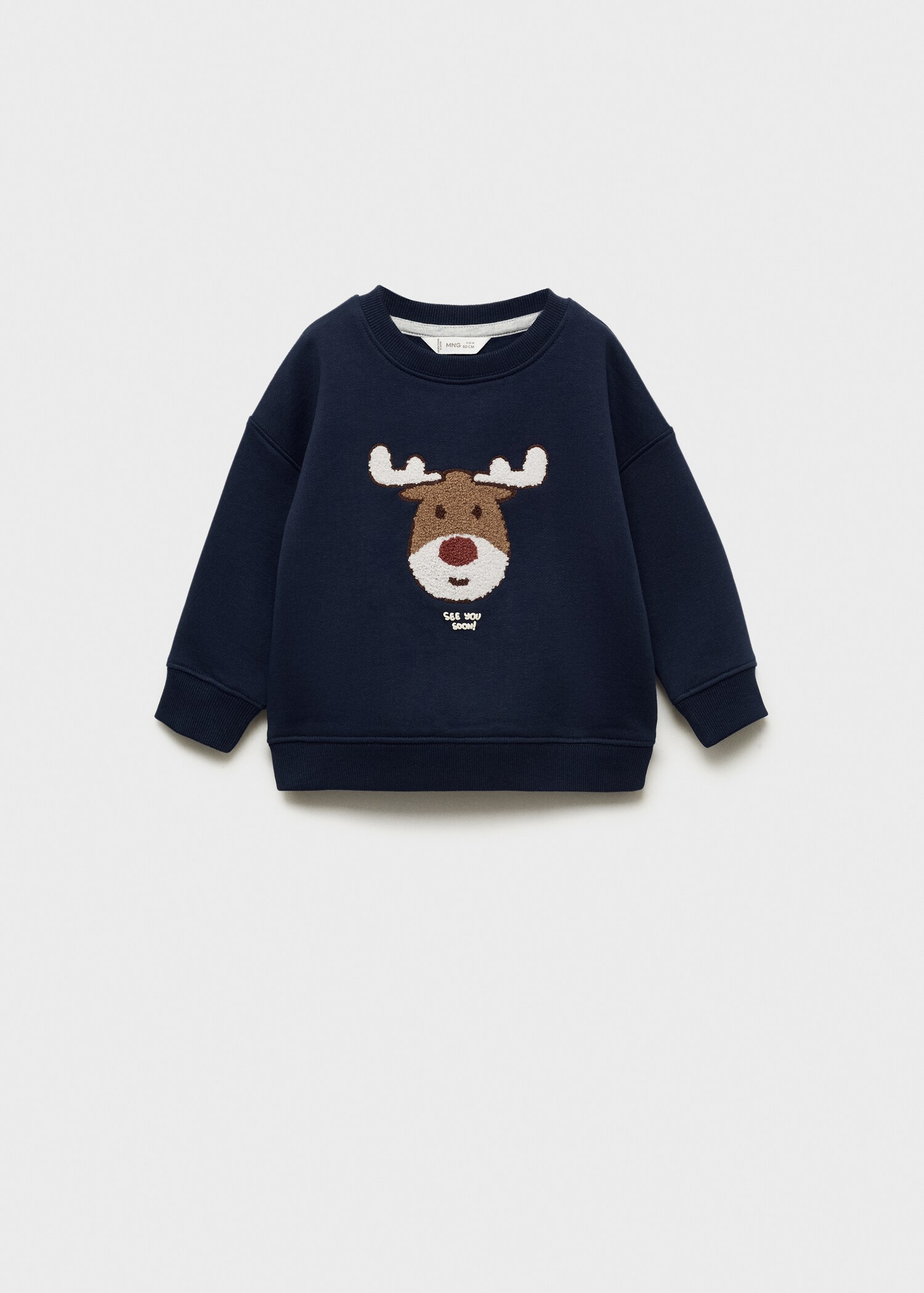 Christmas-print sweatshirt - Article without model