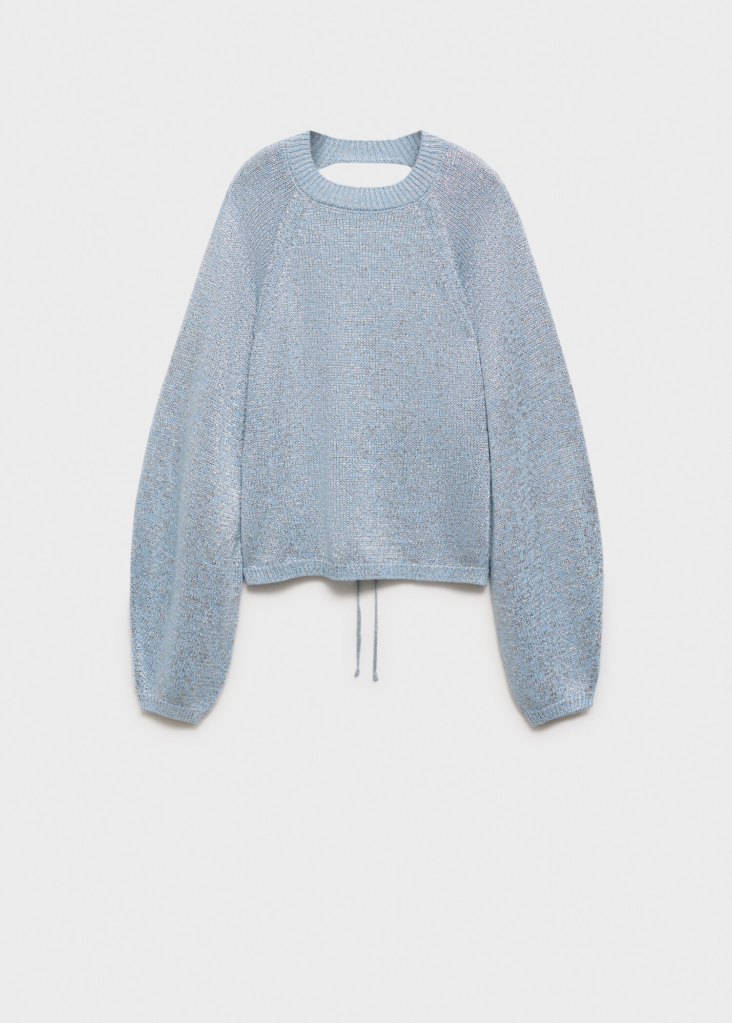 Rückenfreies Lurex-Pullover - Artikel ohne Model