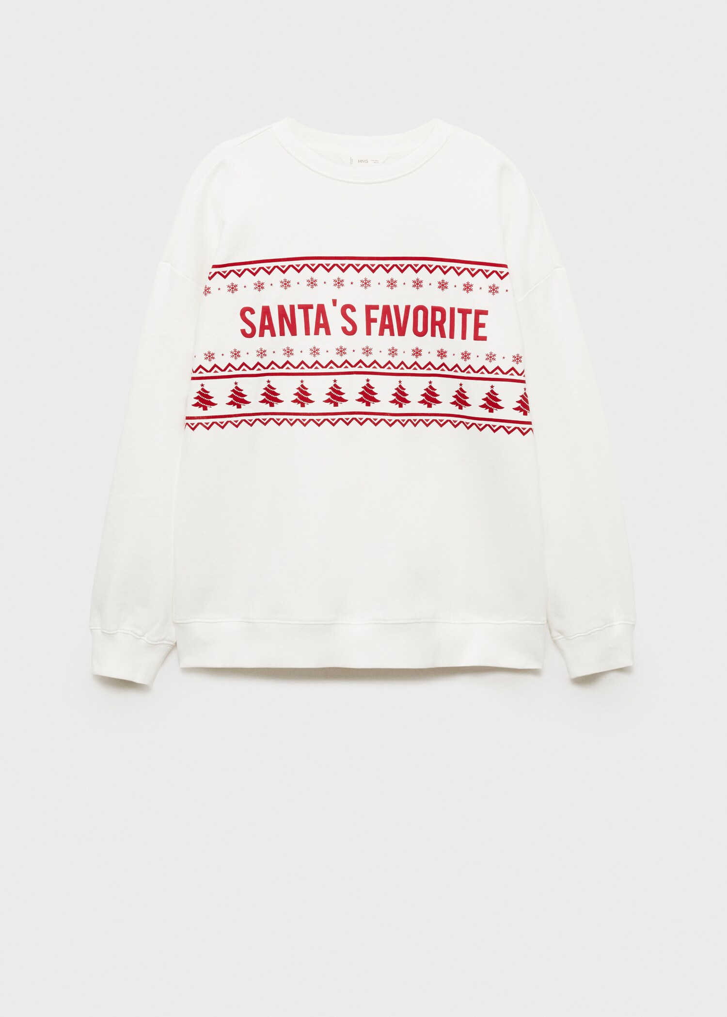 Christmas-print sweatshirt - Article without model