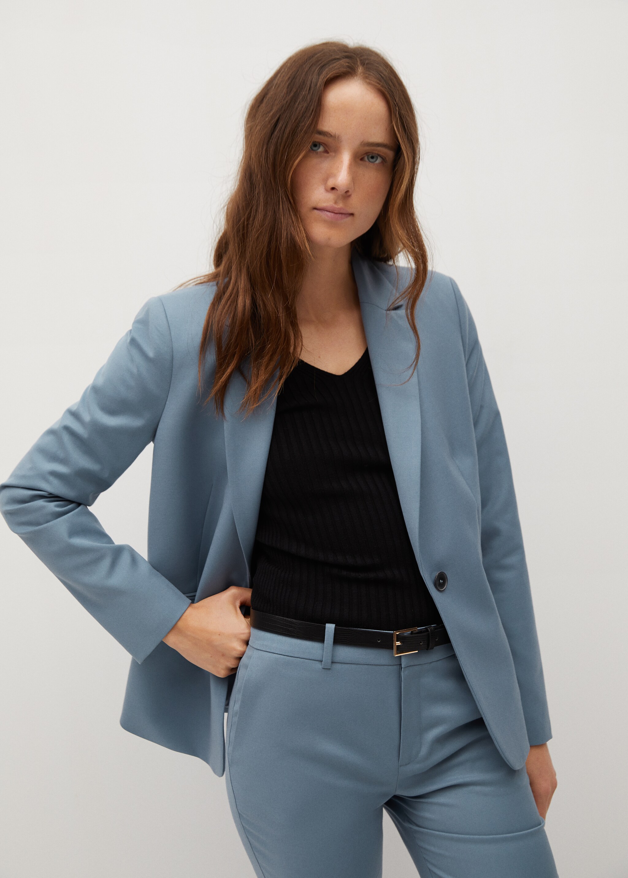 Belt suit trousers - Details of the article 1