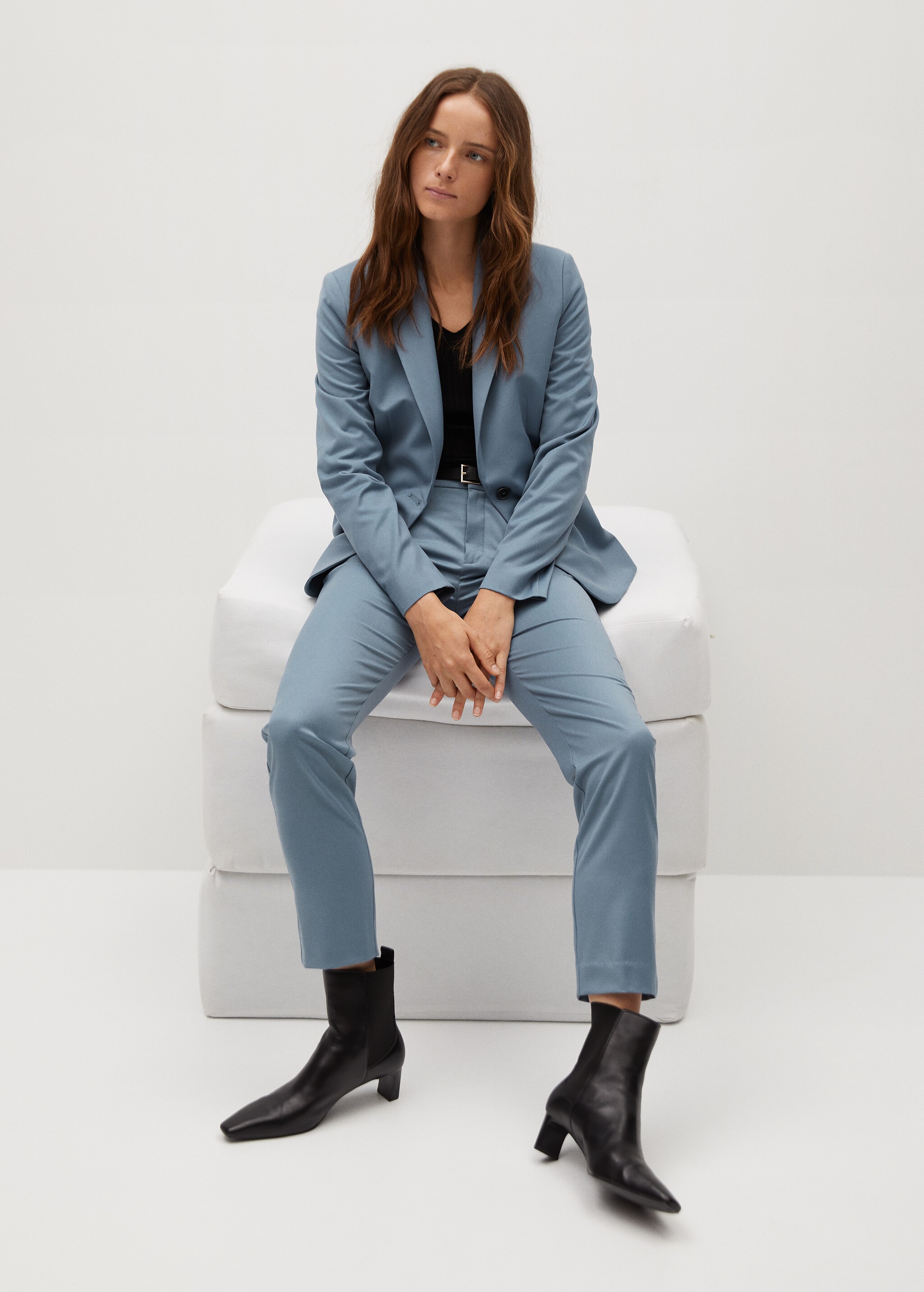 Belt suit trousers - Details of the article 2