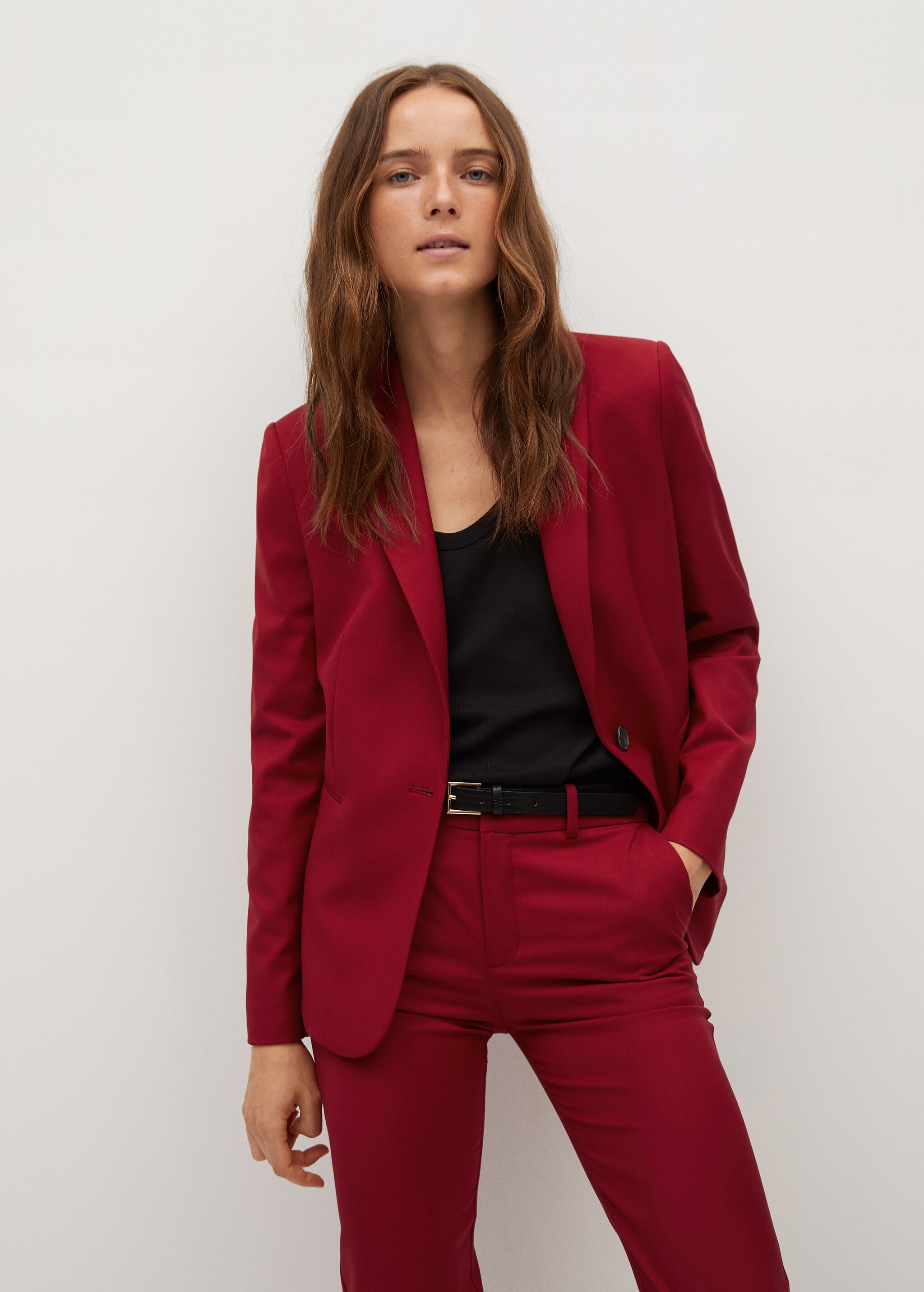 Belt suit trousers - Details of the article 1
