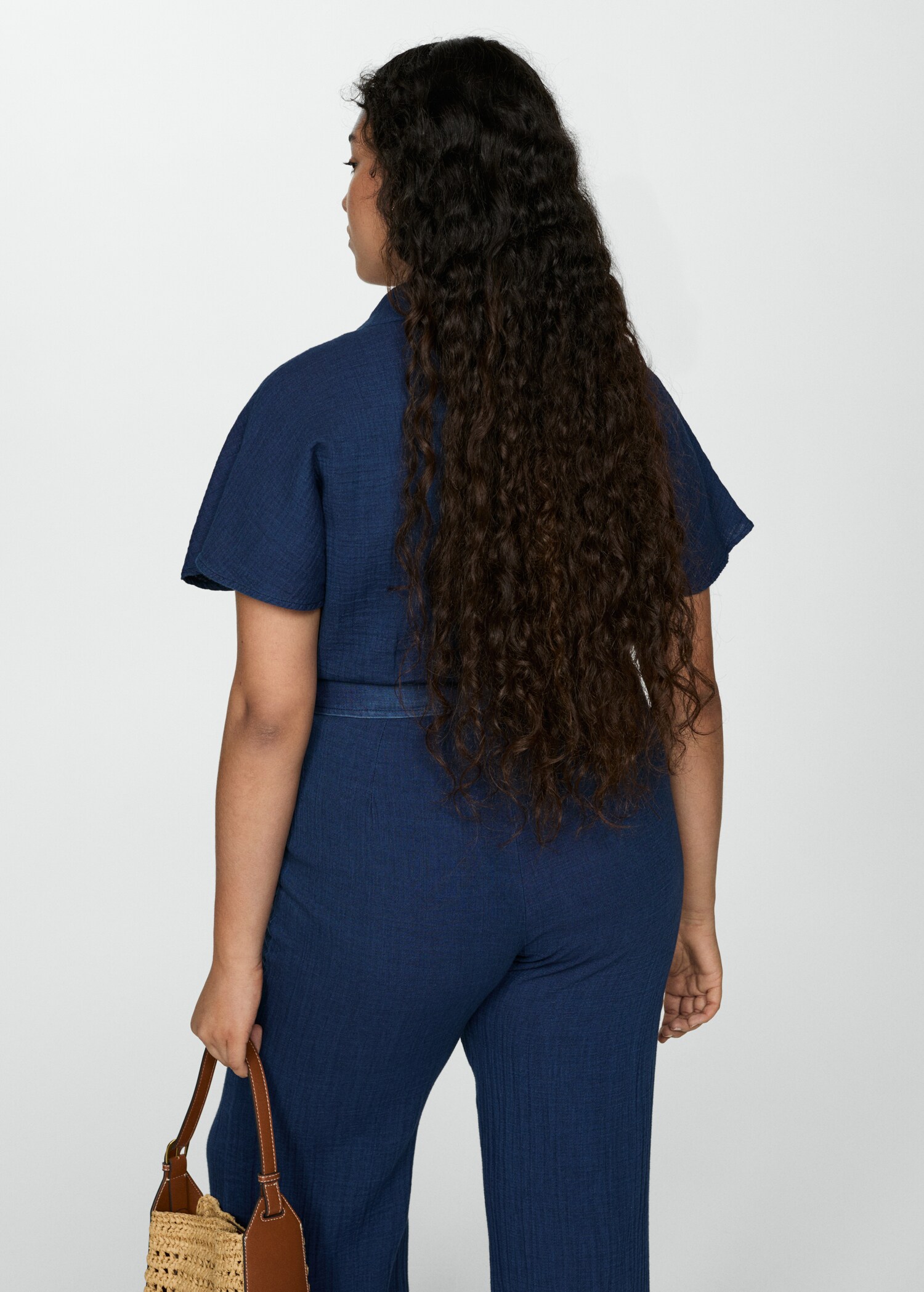 Belt long jumpsuit - Details of the article 4