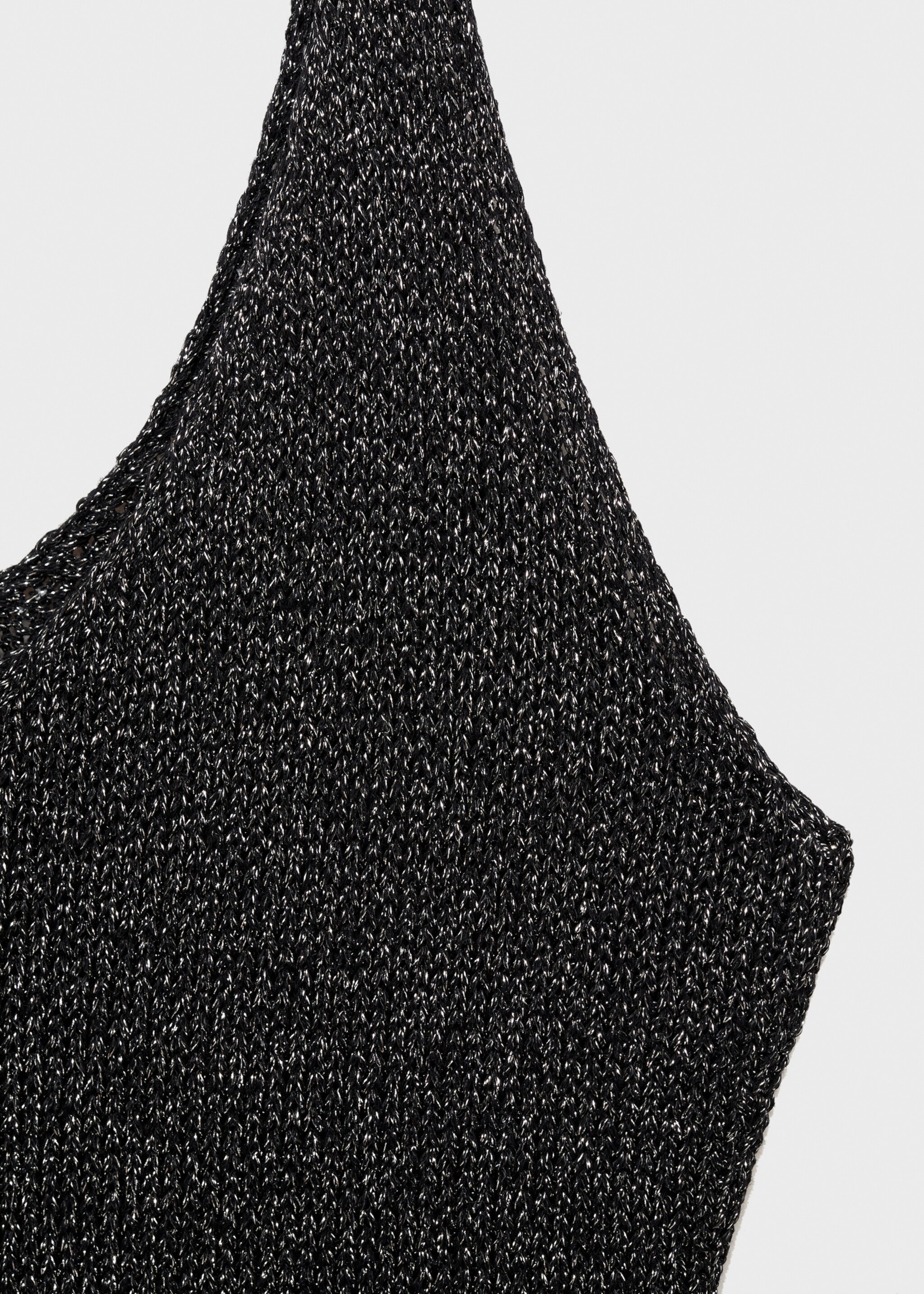 Úpletové lurexové šaty - Detail zboží 8