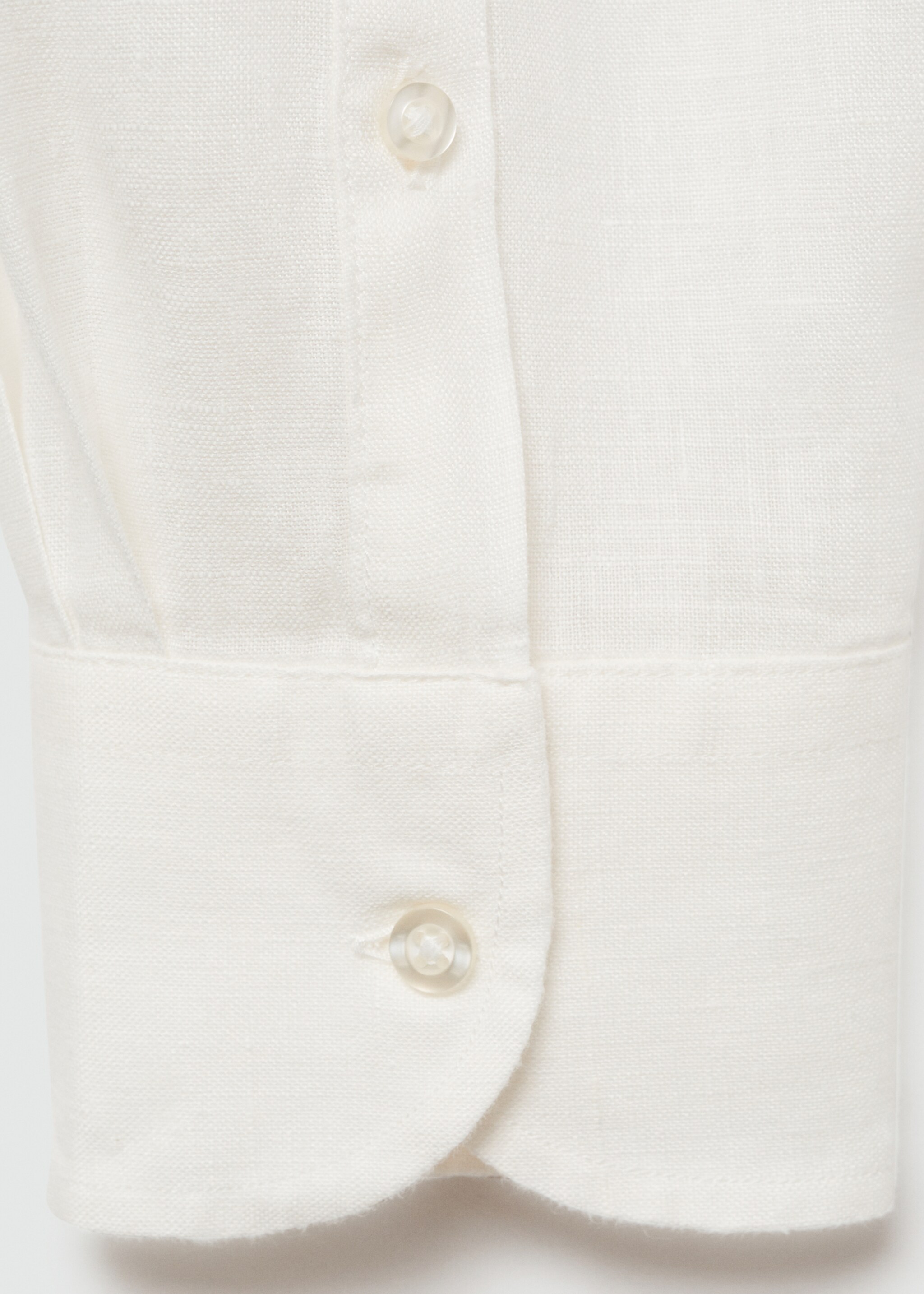 Classic-Fit-Hemd aus 100 % Leinen - Detail des Artikels 0