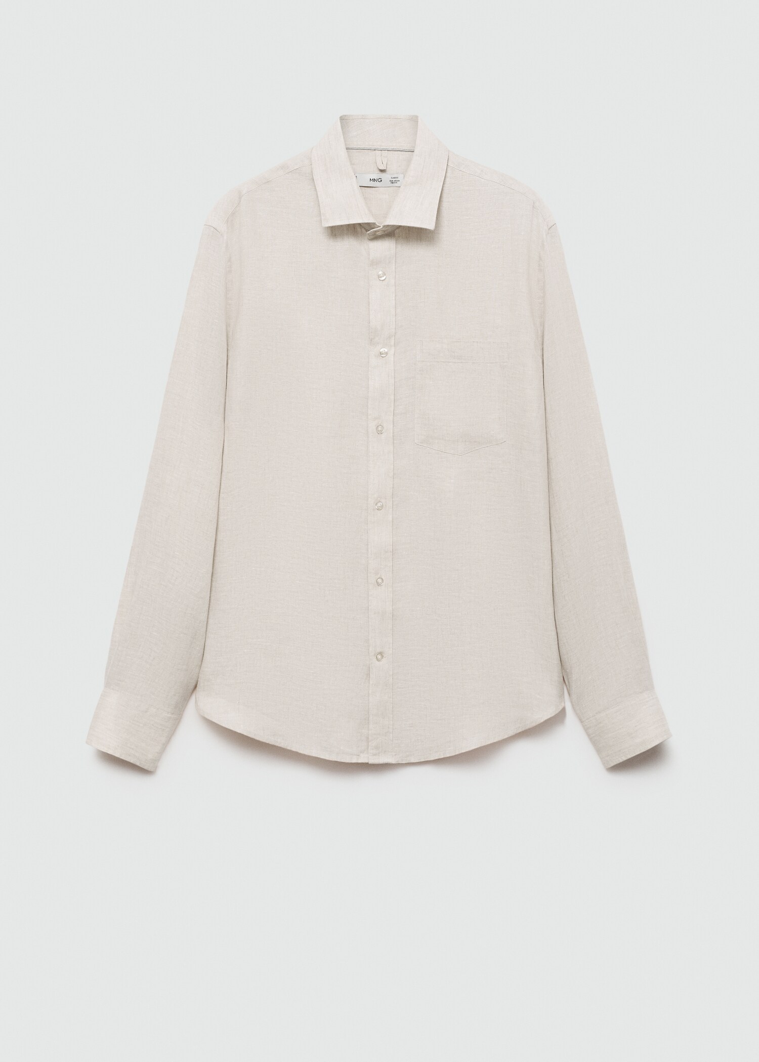 Chemise classic-fit 100 % lin - Article sans modèle