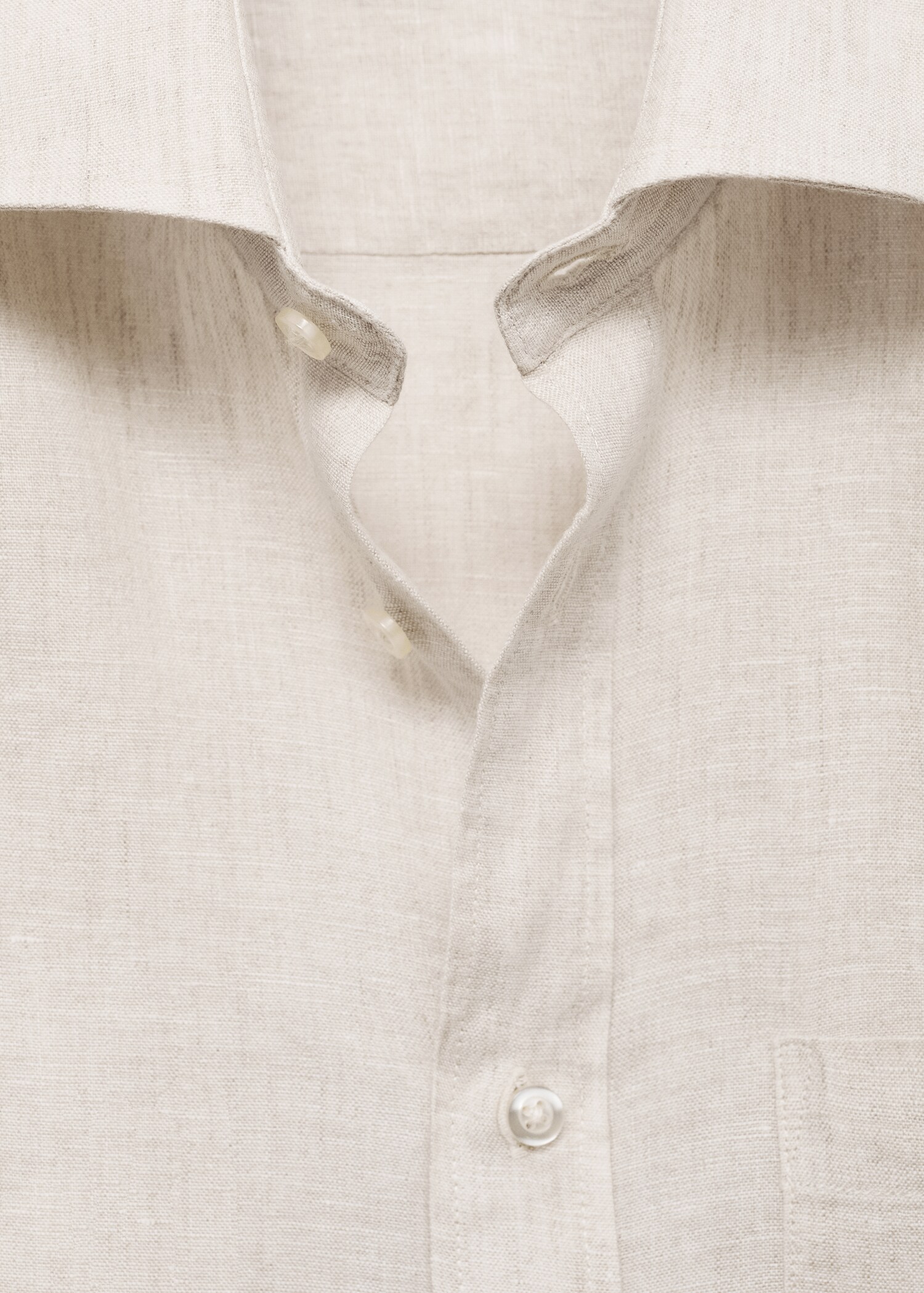 Chemise classic-fit 100 % lin - Détail de l'article 8