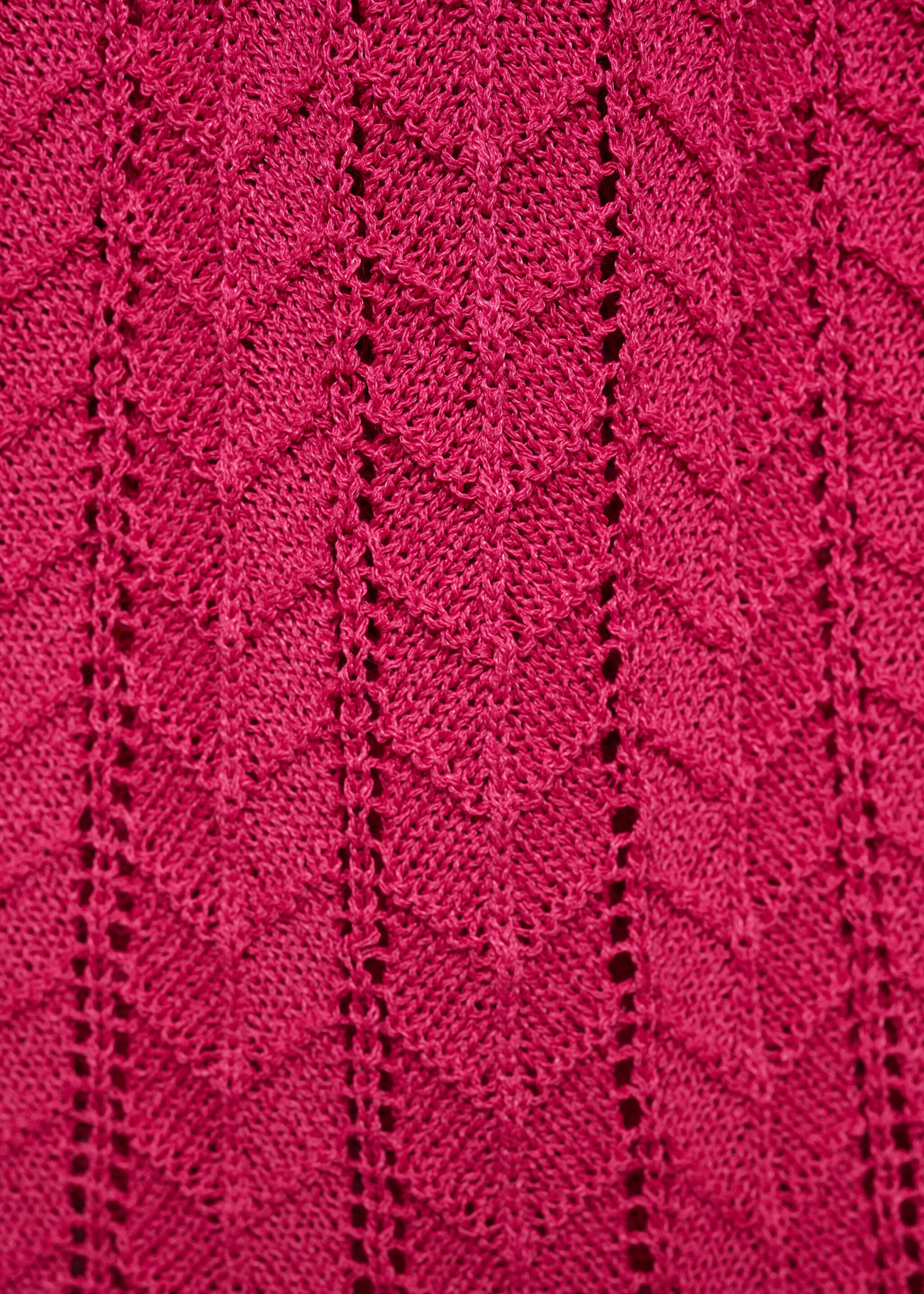 Openwork knitted top with bows - Details of the article 8