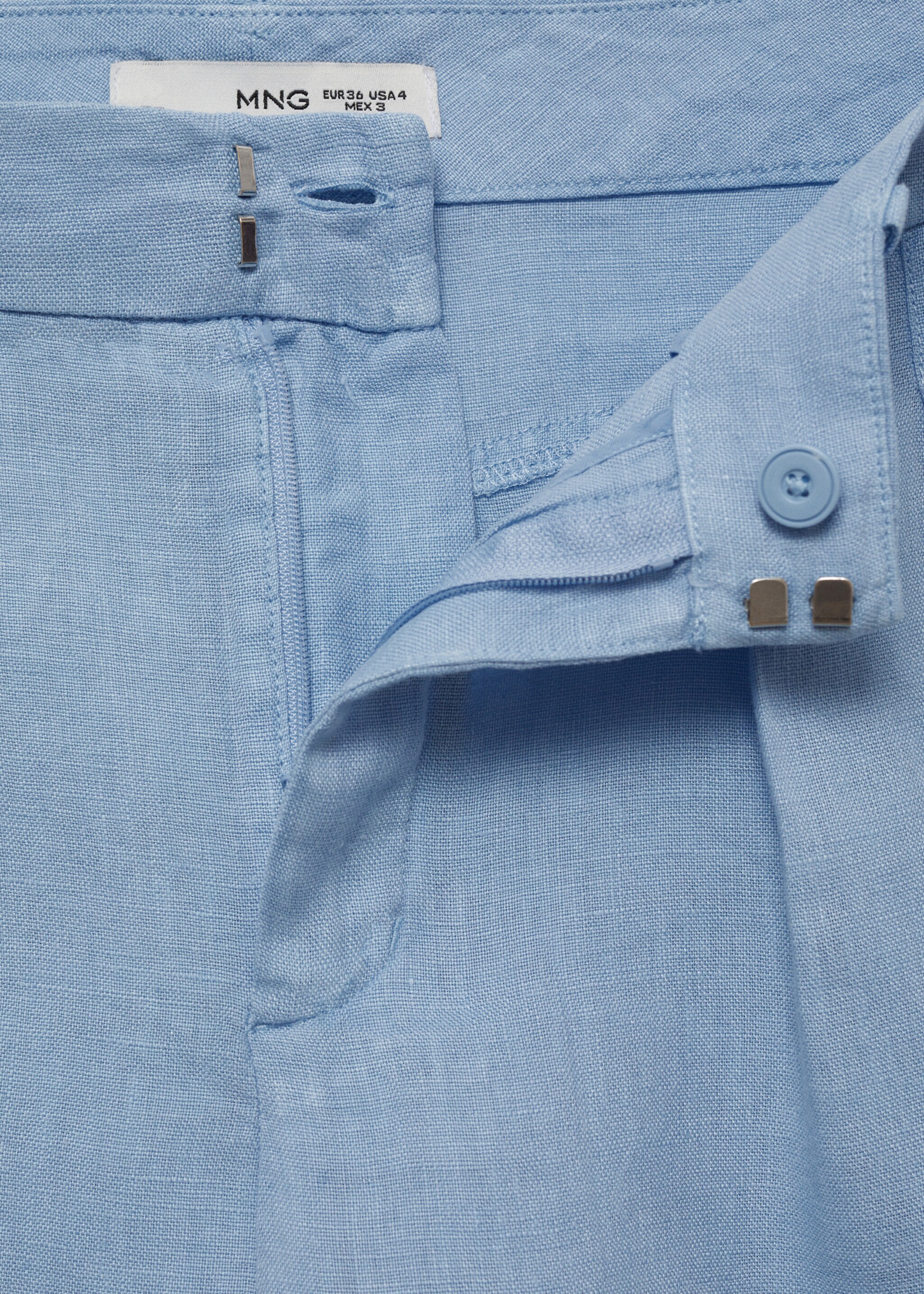 Gerade Leinenshorts - Detail des Artikels 0