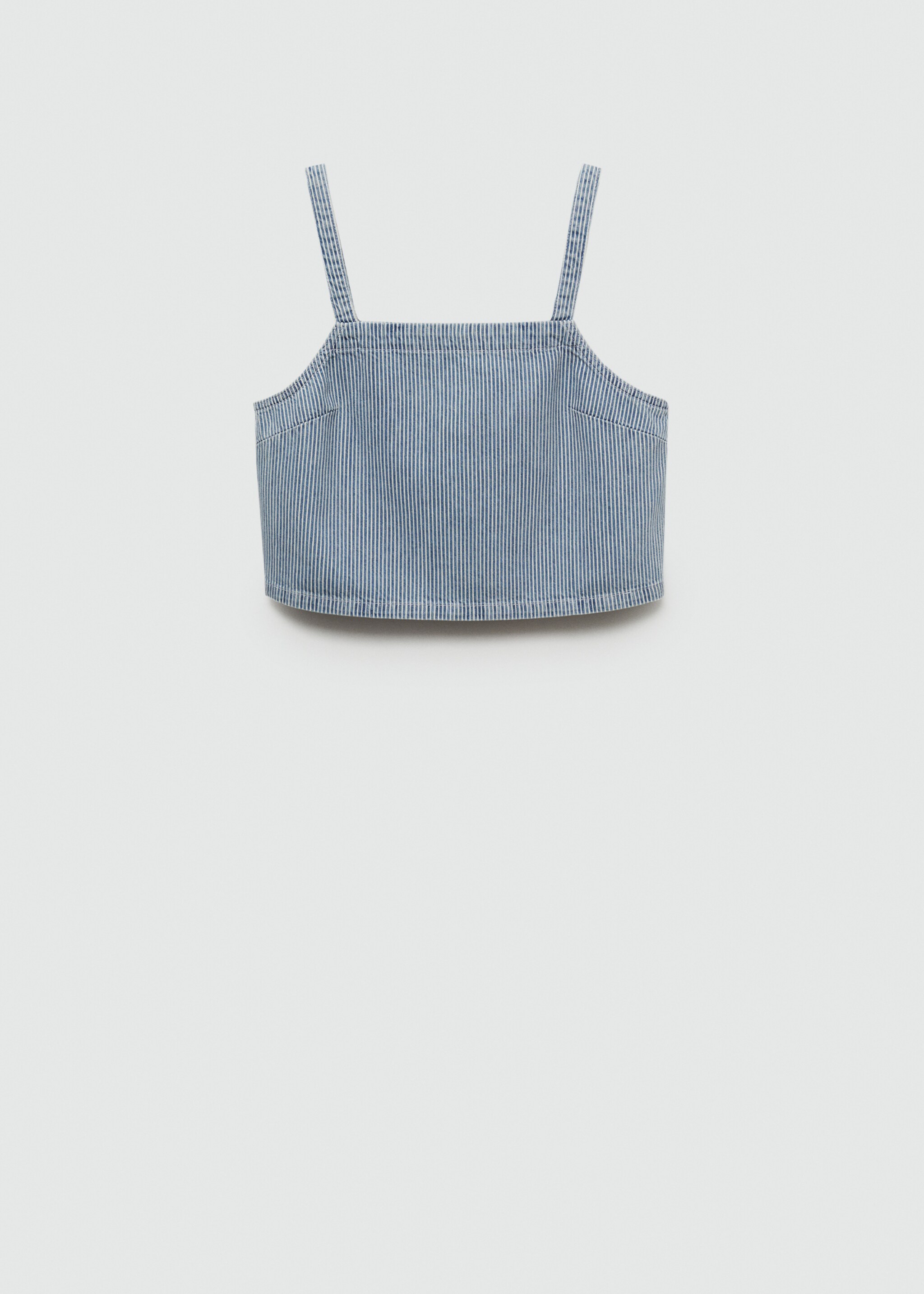 Denim crop top - Article without model
