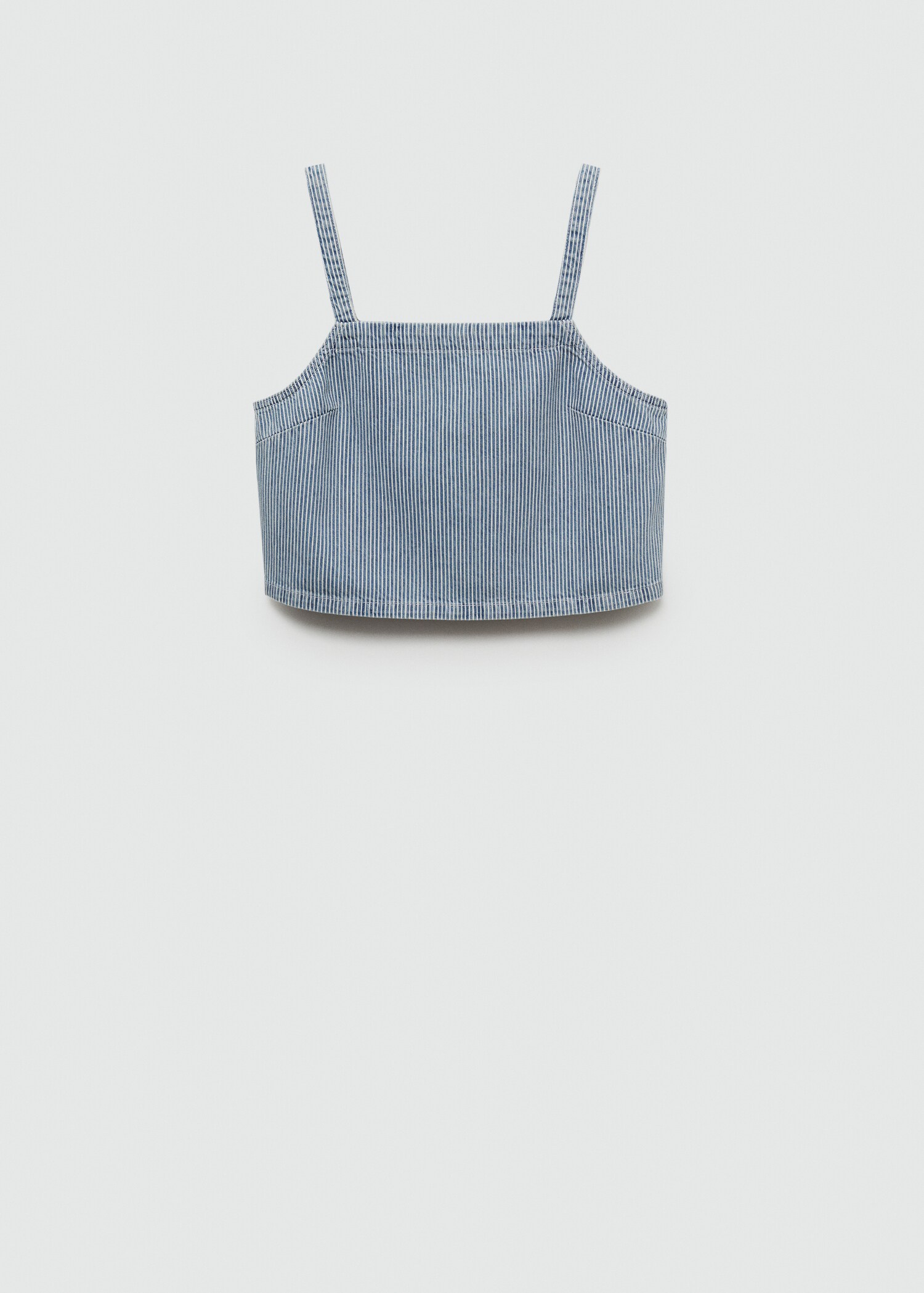 Denim crop top - Article without model
