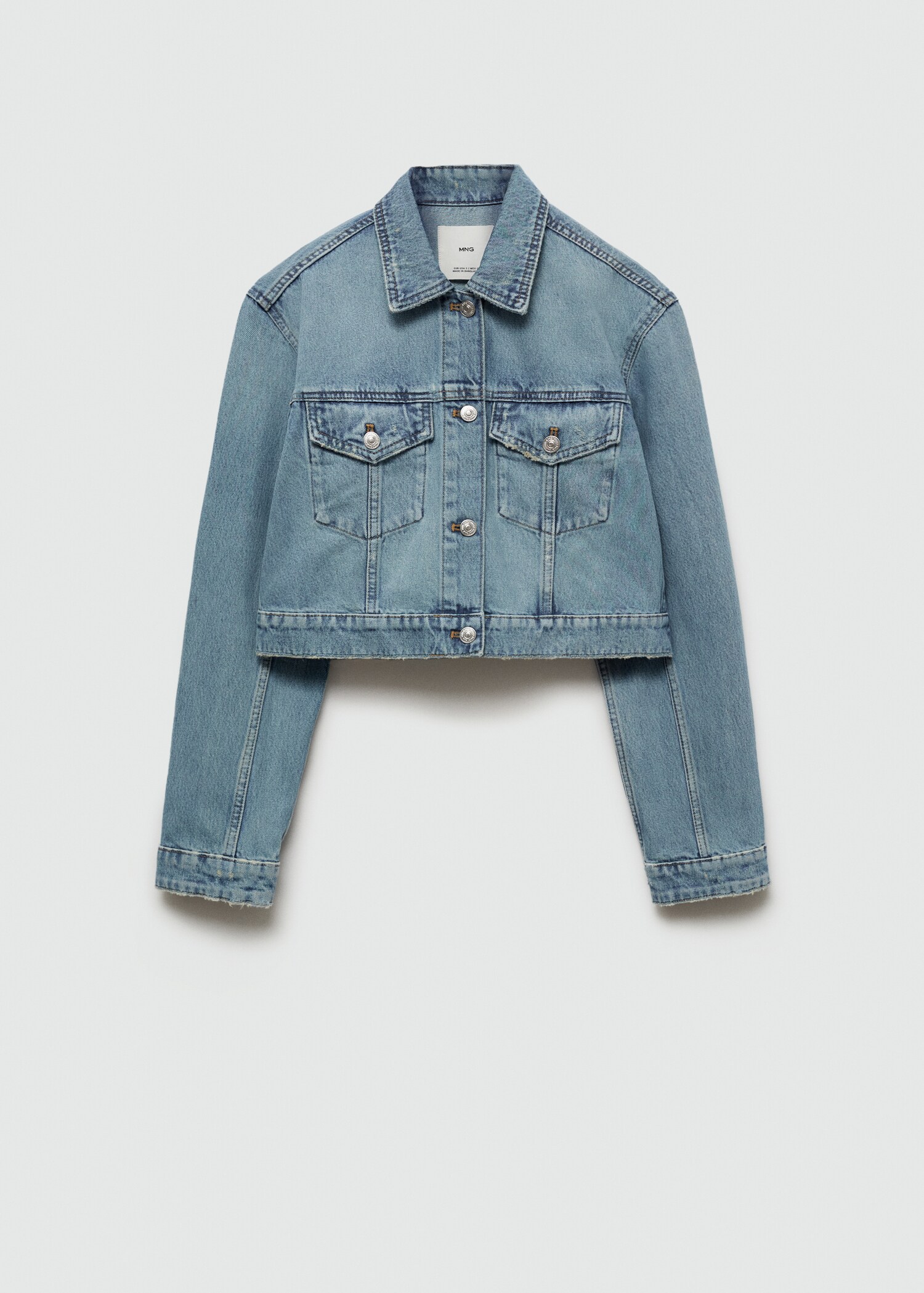 Blouson jean poches - Article sans modèle