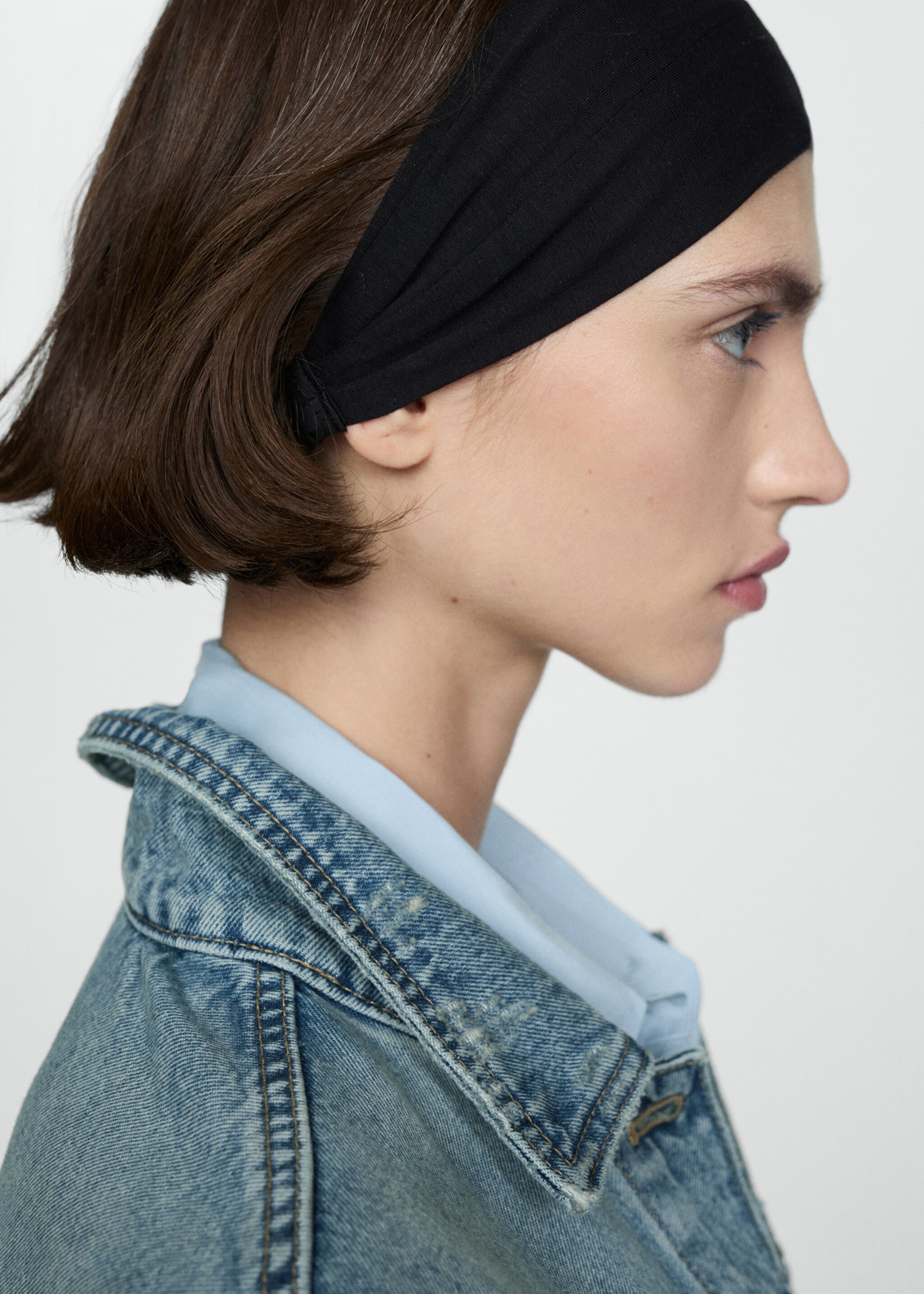 Blouson jean poches - Détail de l'article 1, Bleu moyen. Ref: 77030358-00.