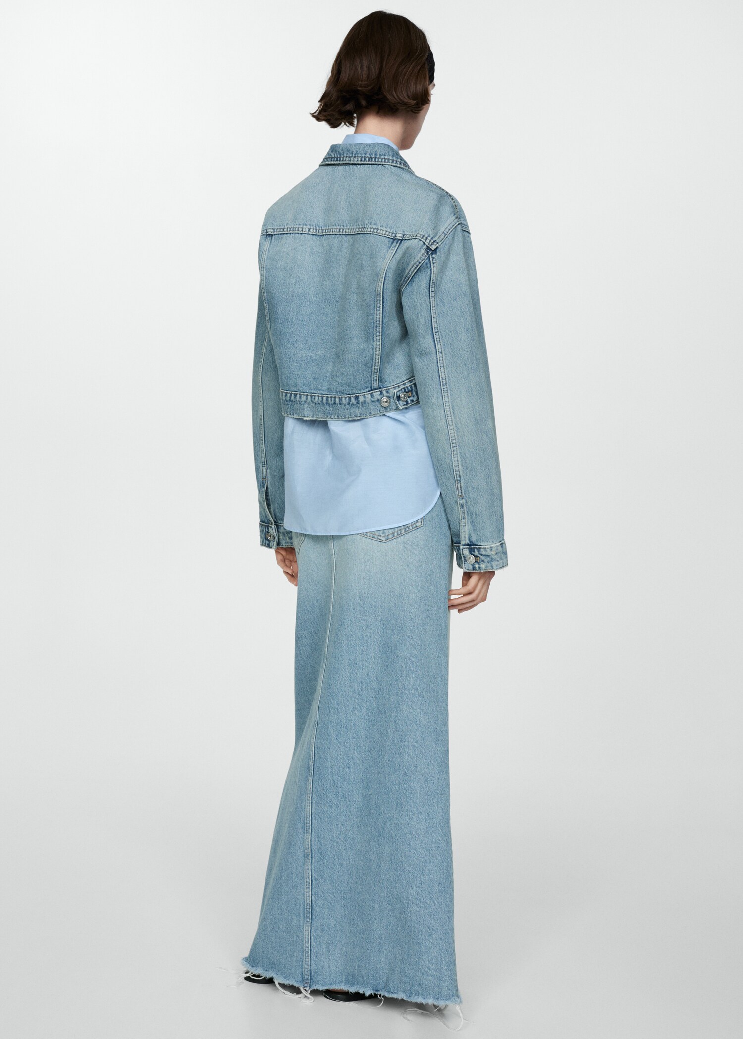Blouson jean poches - Verso de l’article