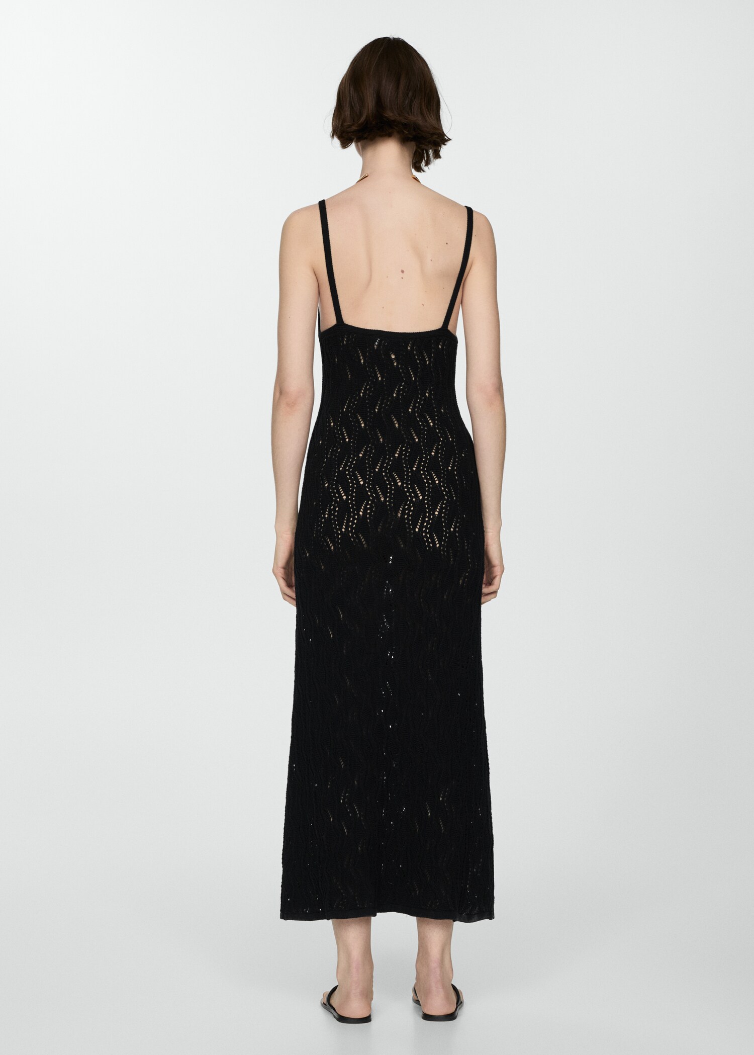 Robe longue crochet - Verso de l’article