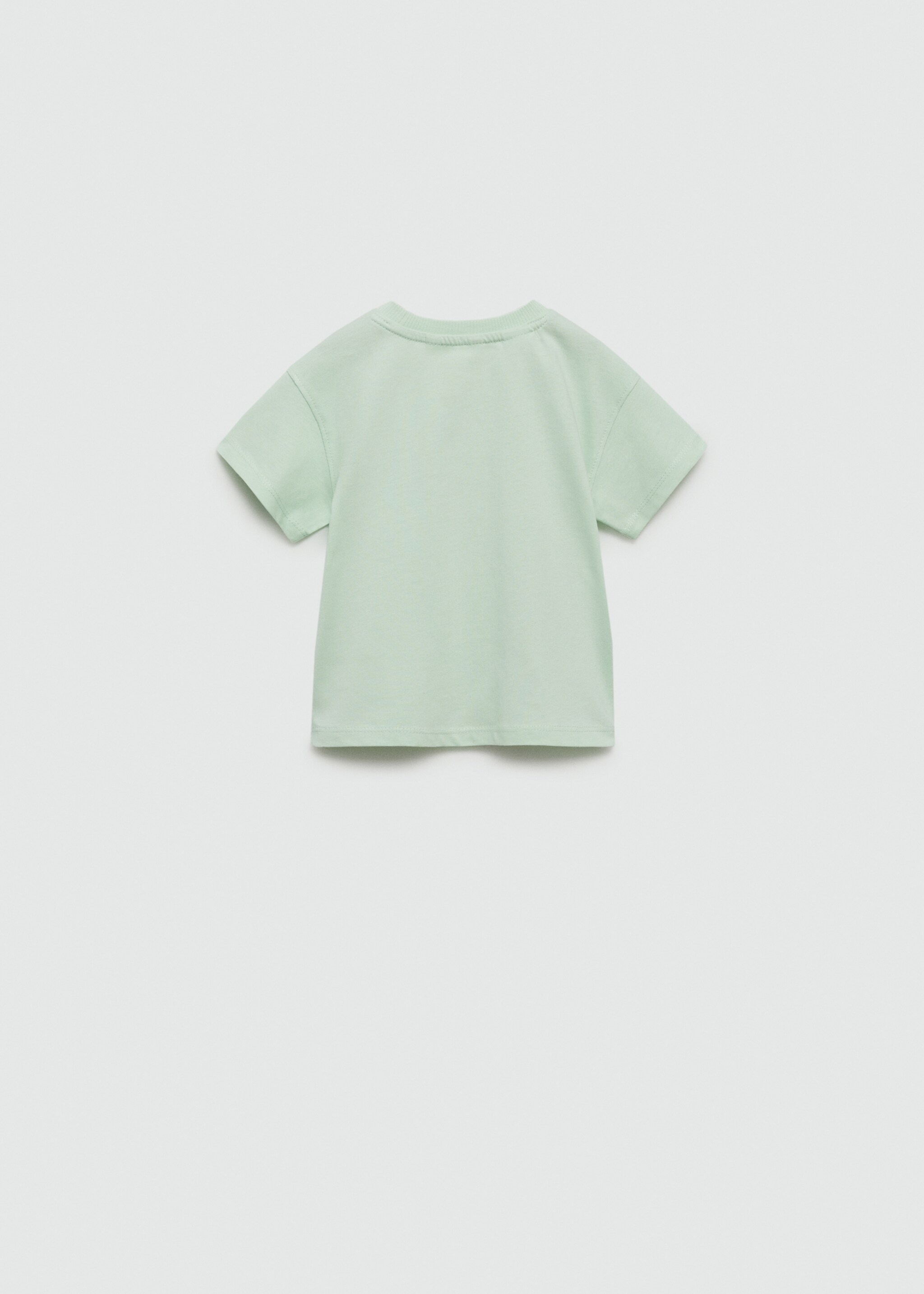 Embossed detail printed t-shirt - Reverse of the article