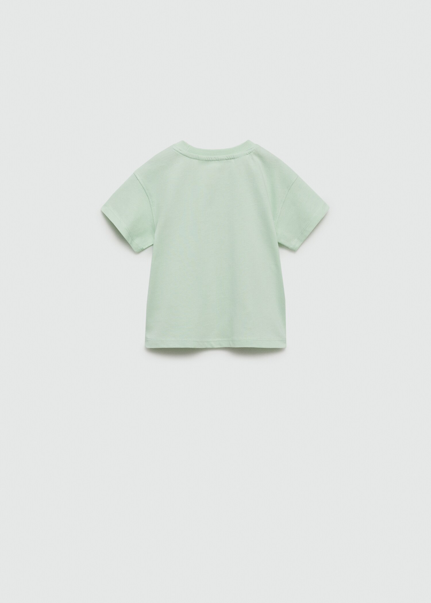 Embossed detail printed t-shirt - Reverse of the article