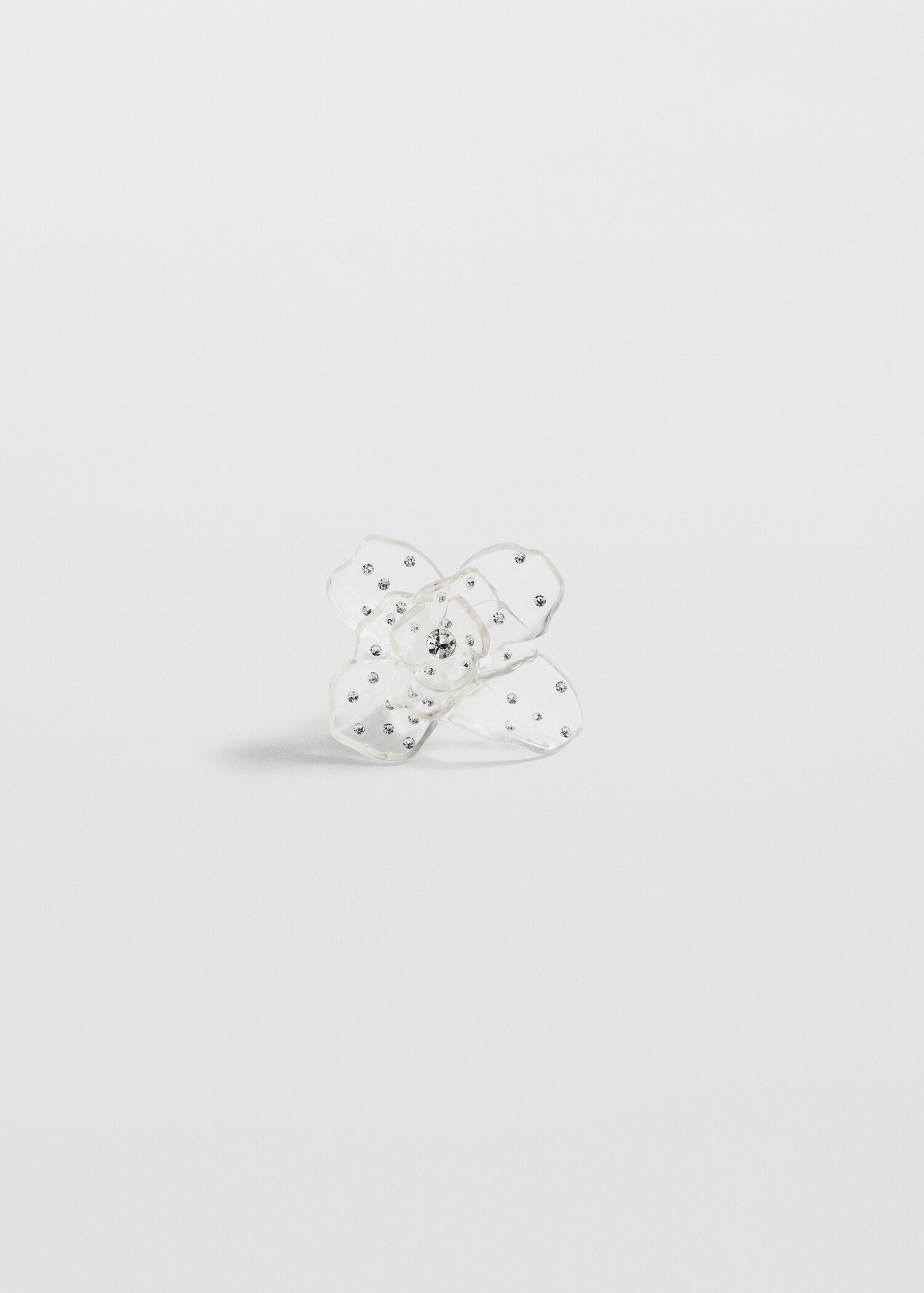 Transparent flower ring - Article without model