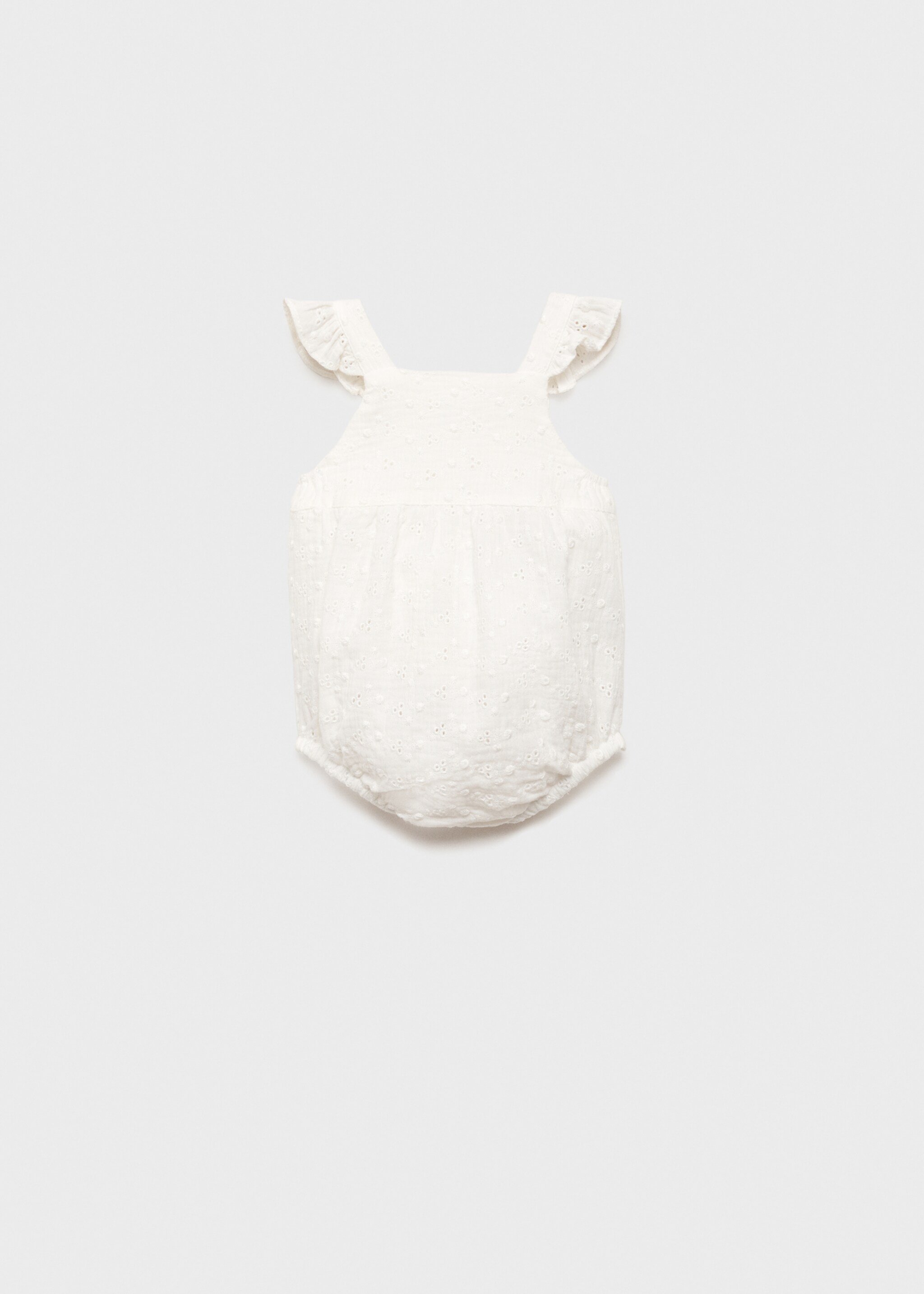Embroidered romper - Reverse of the article