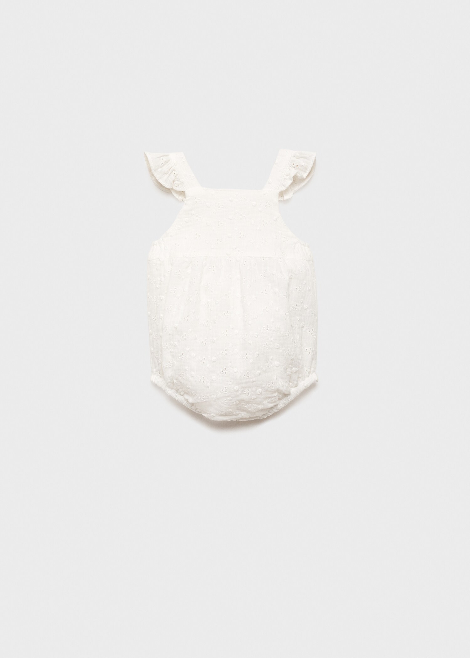 Embroidered romper - Reverse of the article