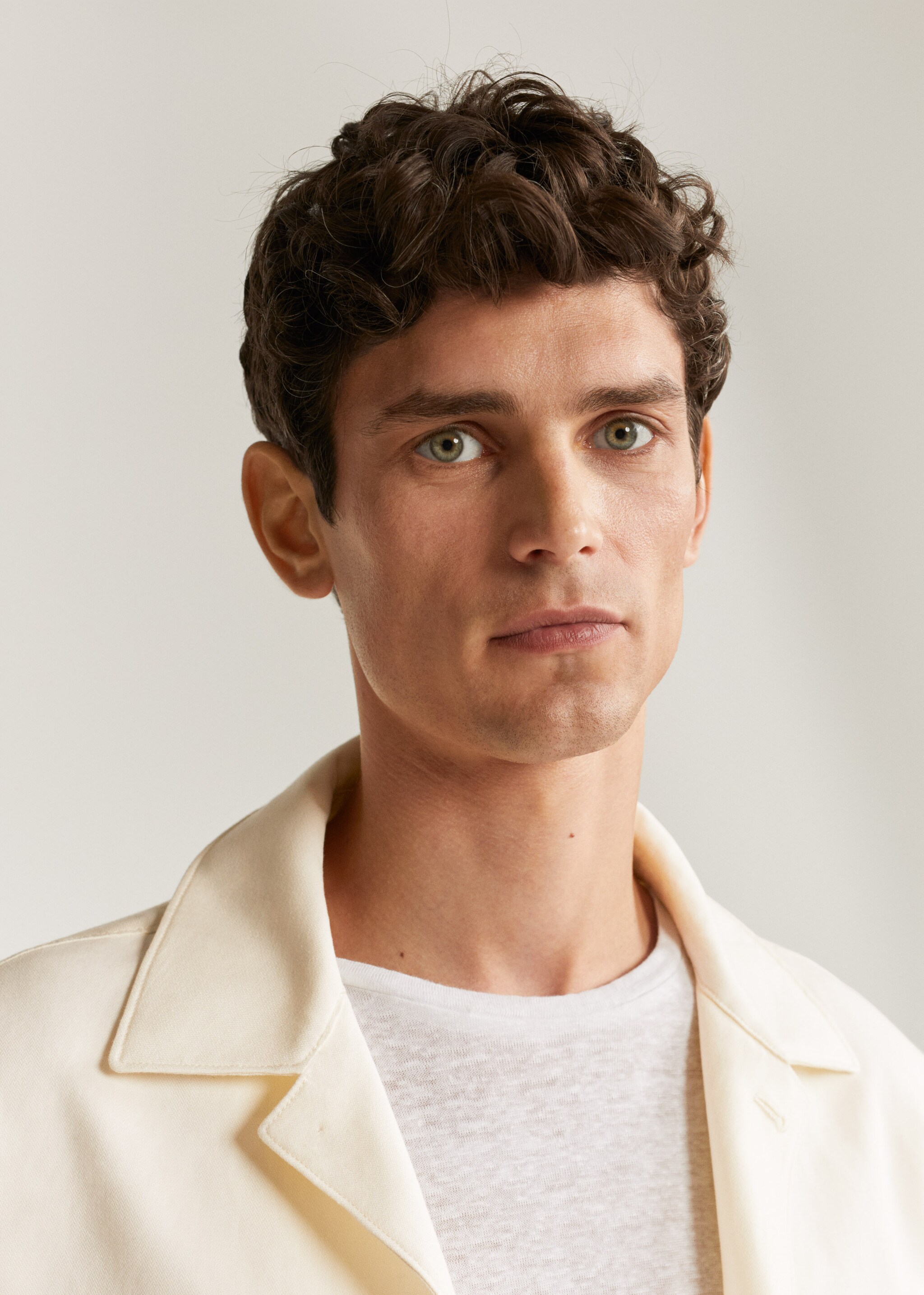 Chaqueta algodón lino bolsillos - Detalle del artículo 2