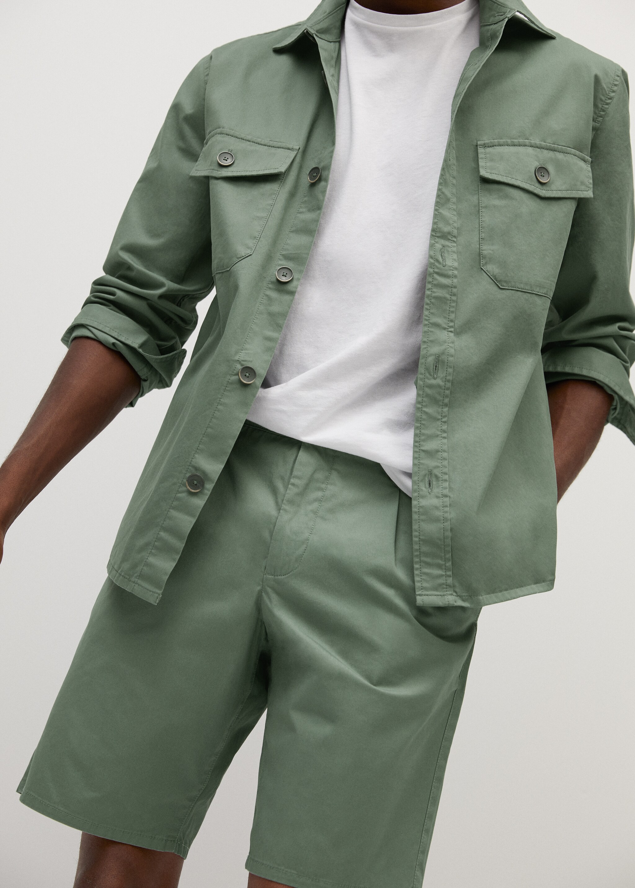 Bermudas algodón pinzas - Detalle del artículo 2