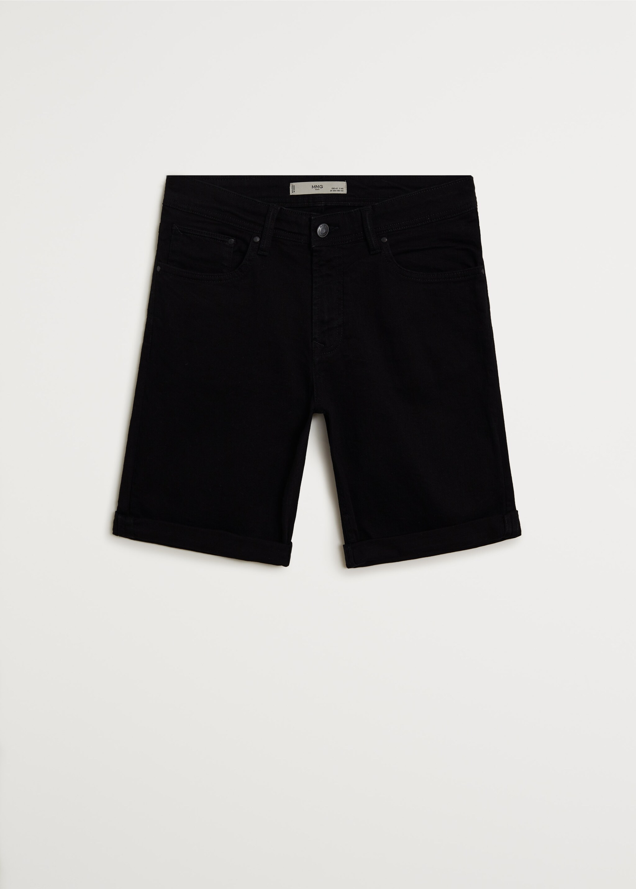 Bermuda denim negro  - Artículo sin modelo