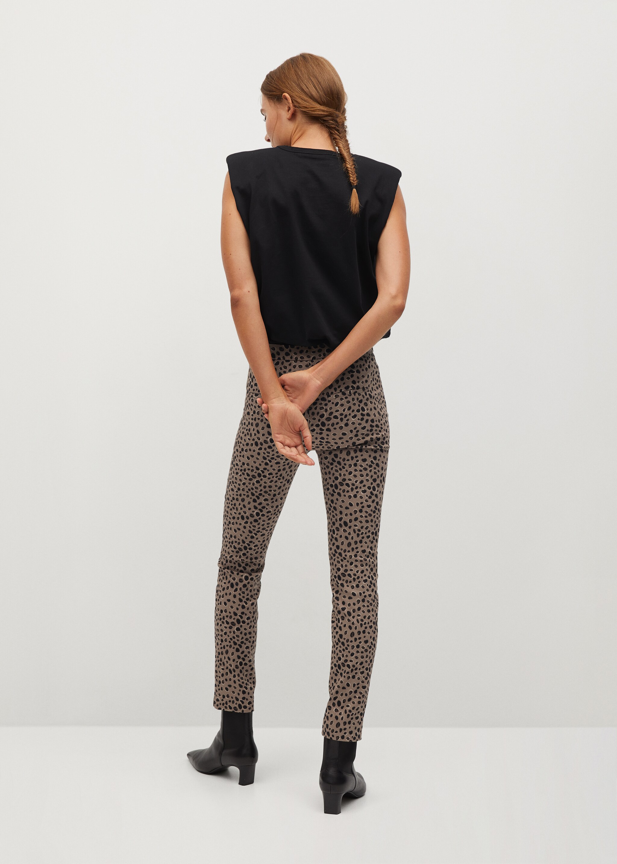 Crop skinny trousers - Reverse of the article