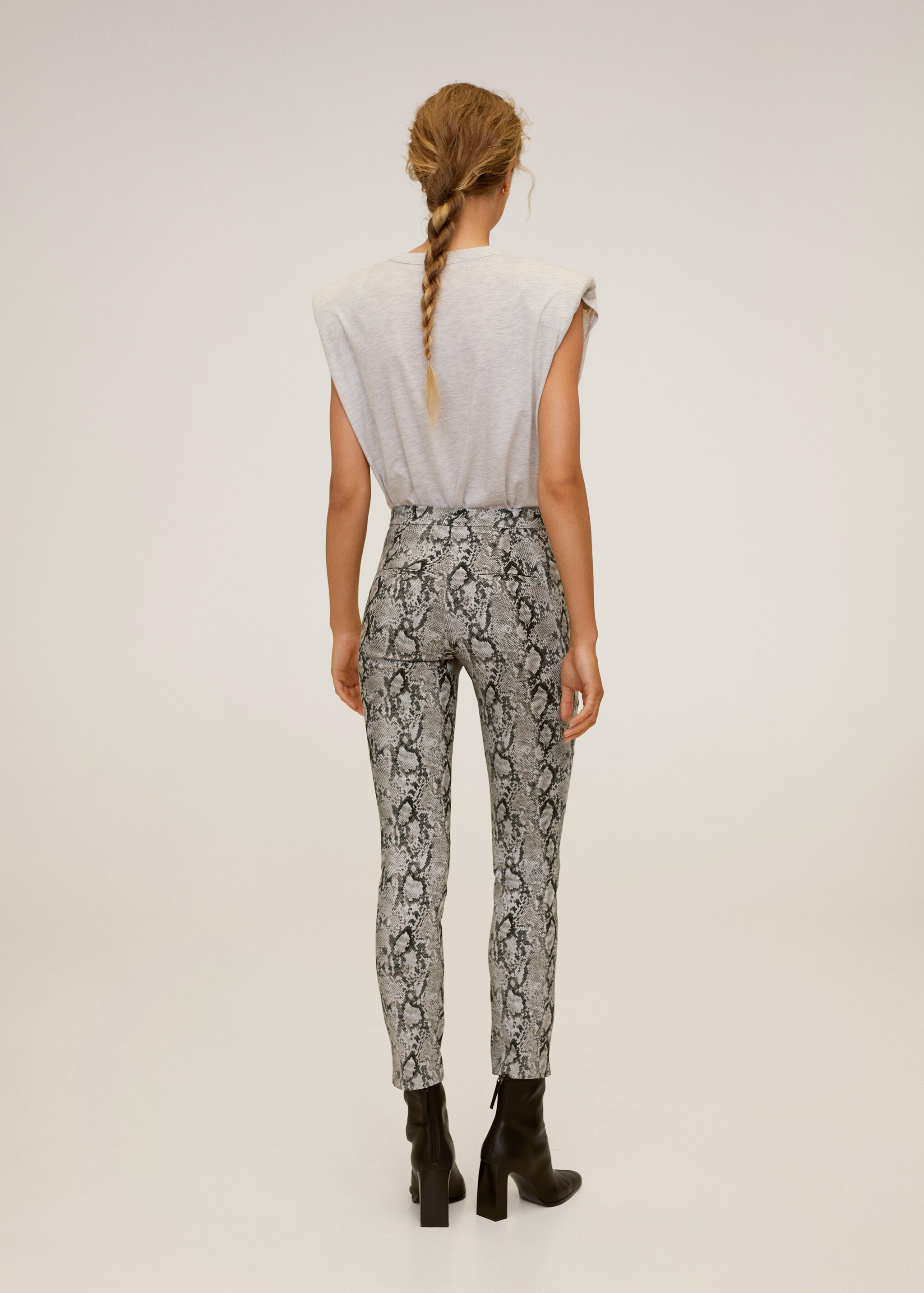 Crop skinny trousers - Reverse of the article